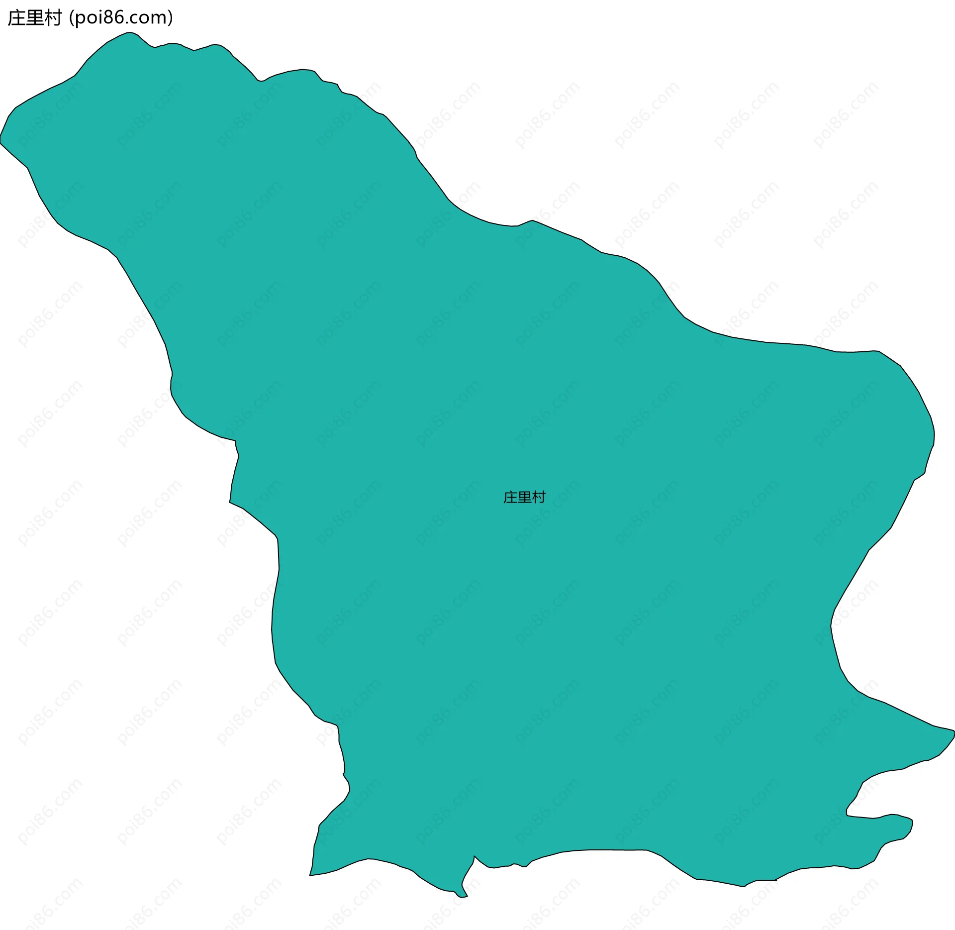 庄里村边界地图