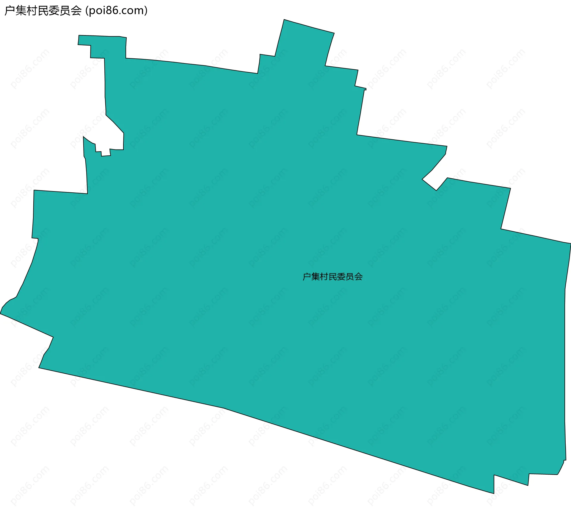 户集村民委员会边界地图