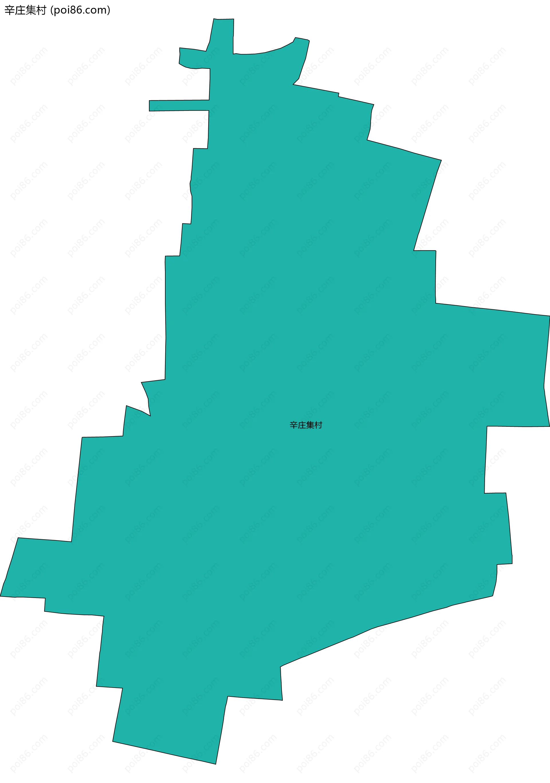 辛庄集村边界地图