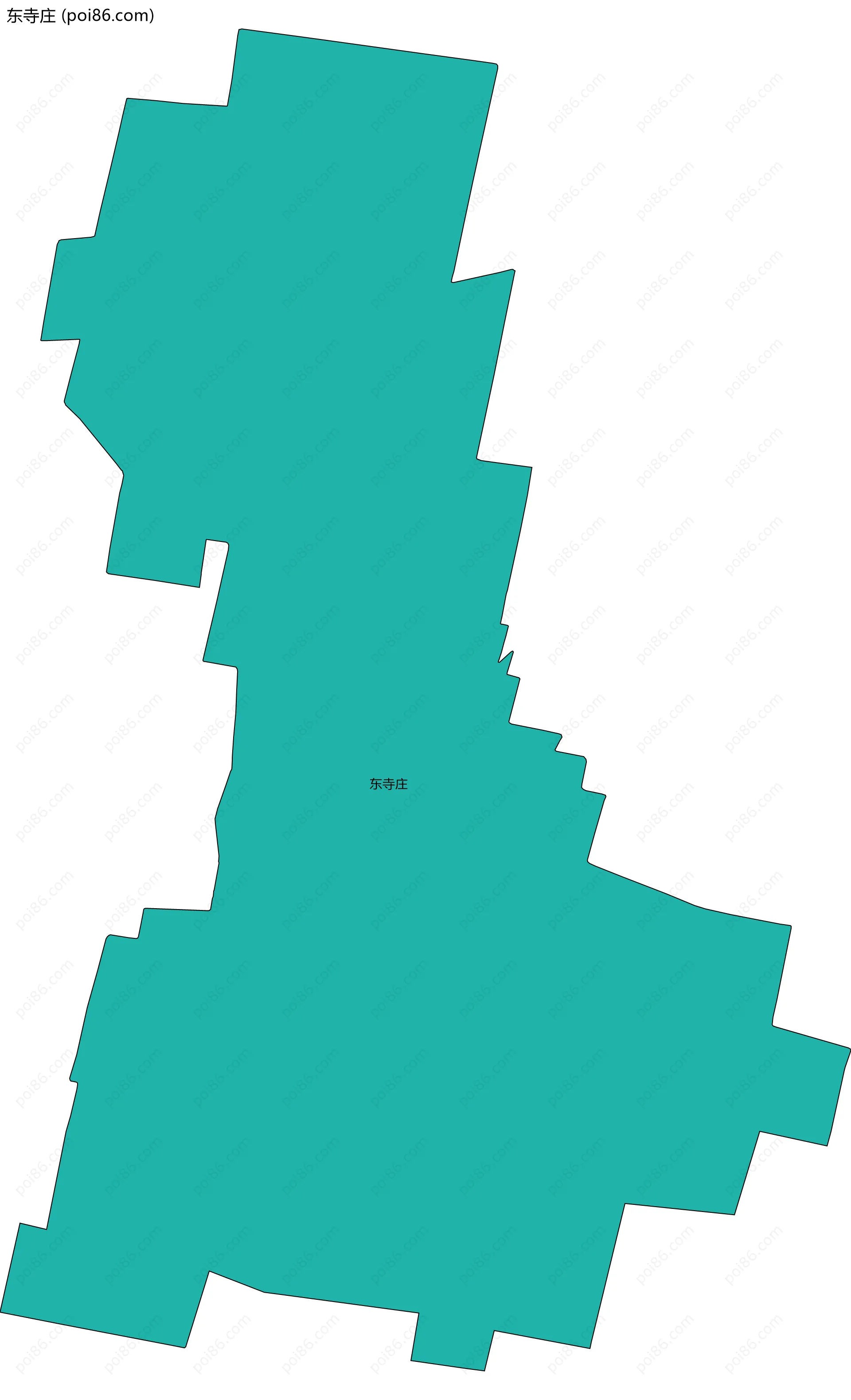 东寺庄边界地图