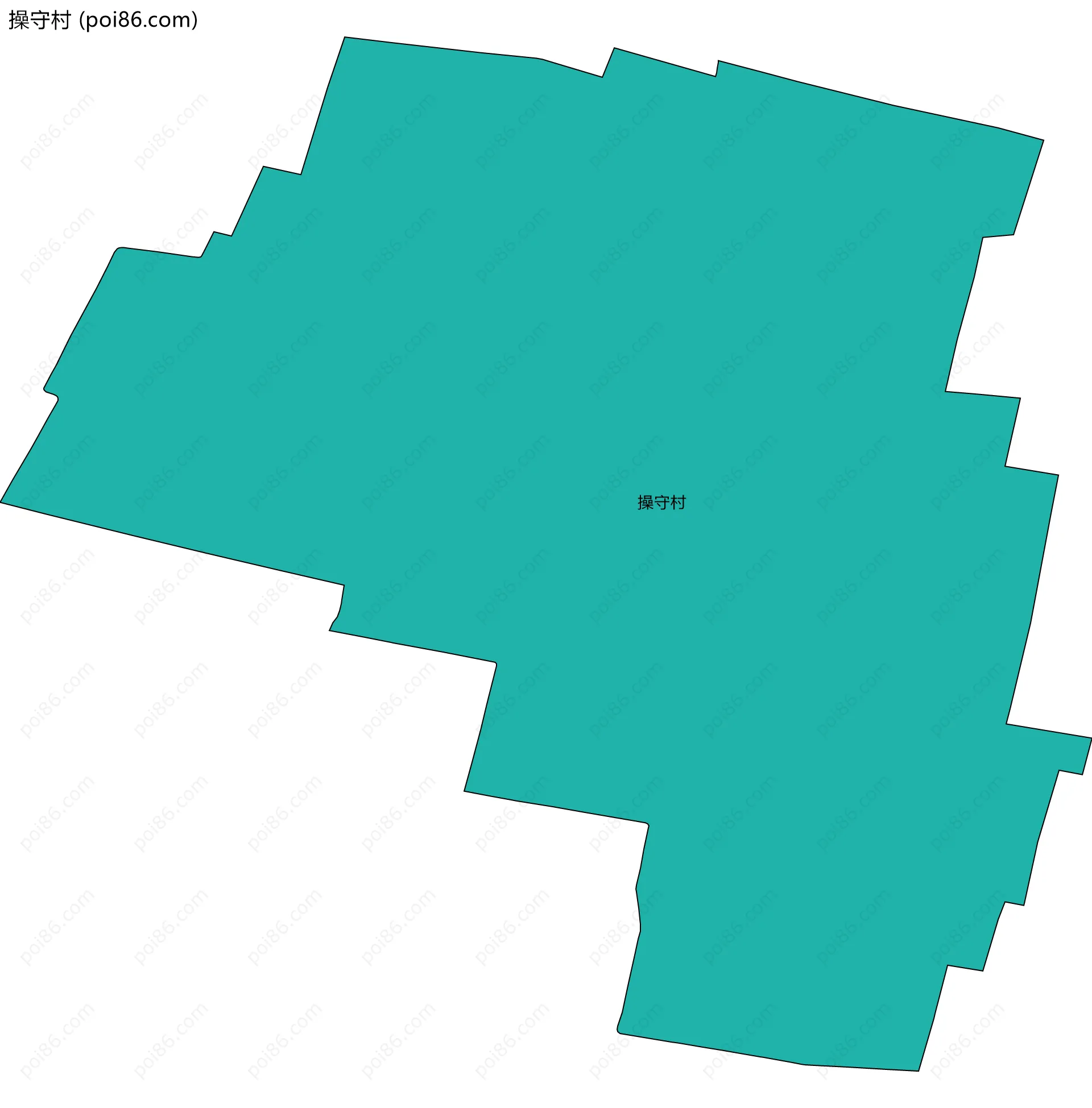 操守村边界地图