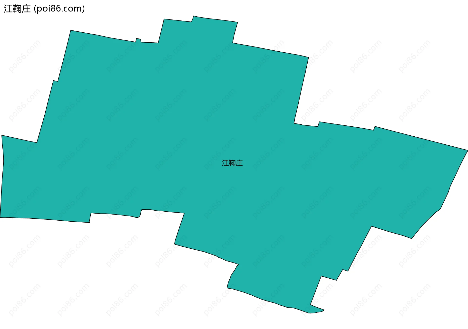 江鞠庄边界地图