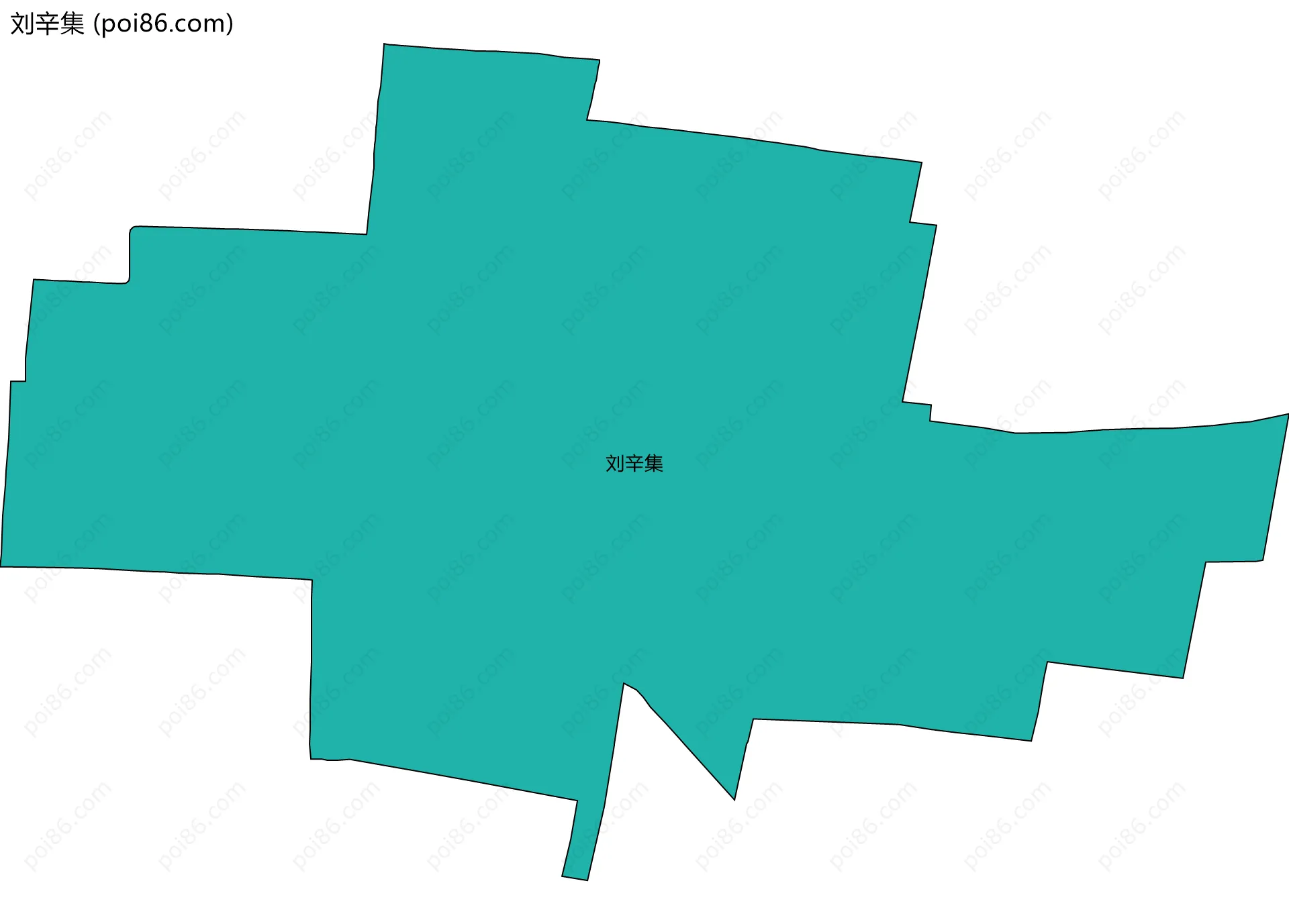 刘辛集边界地图