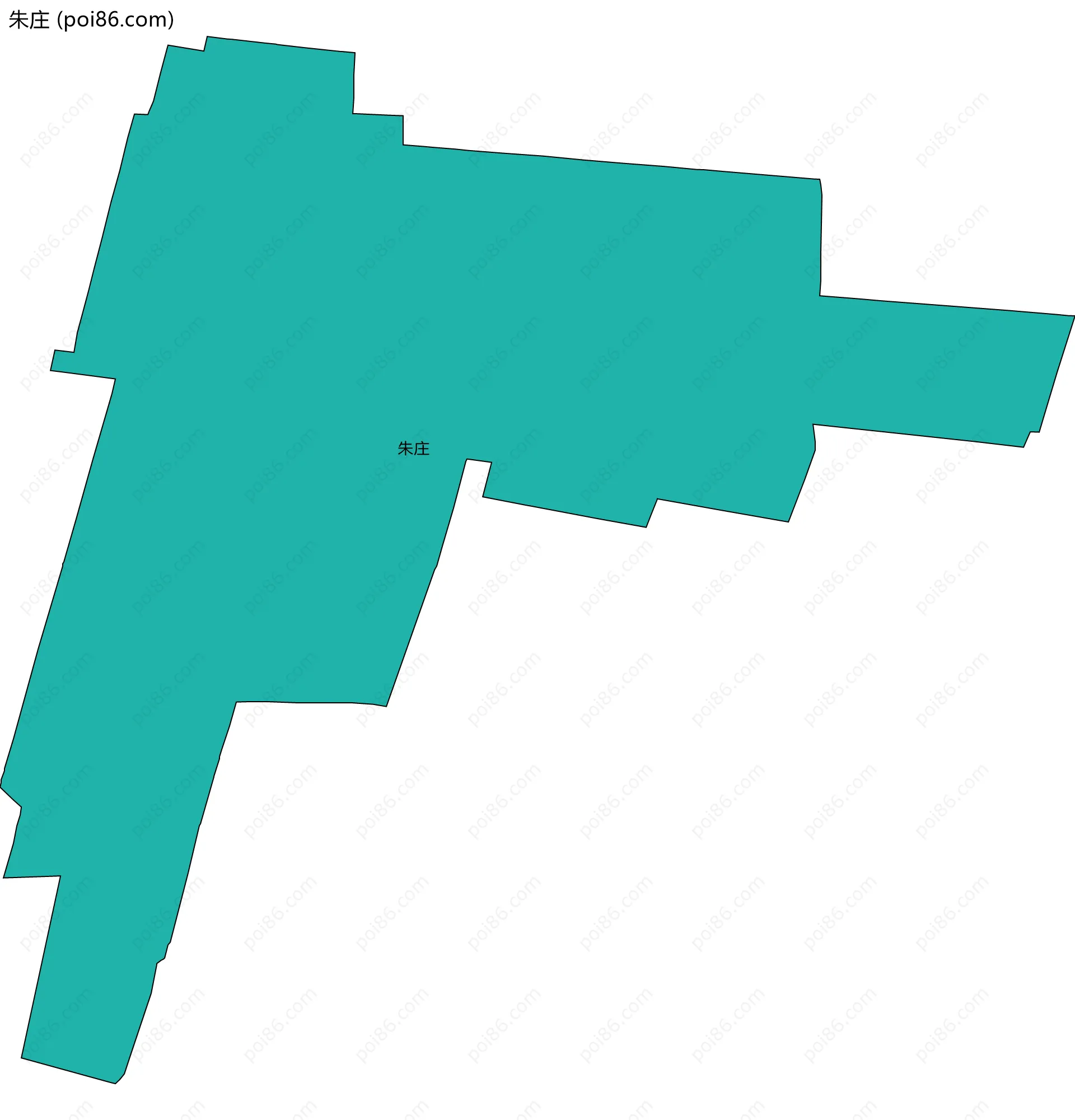 朱庄边界地图