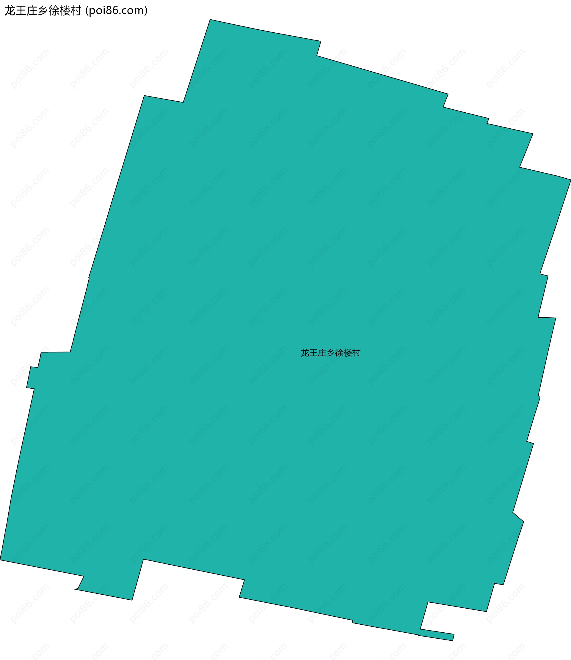 龙王庄乡徐楼村边界地图
