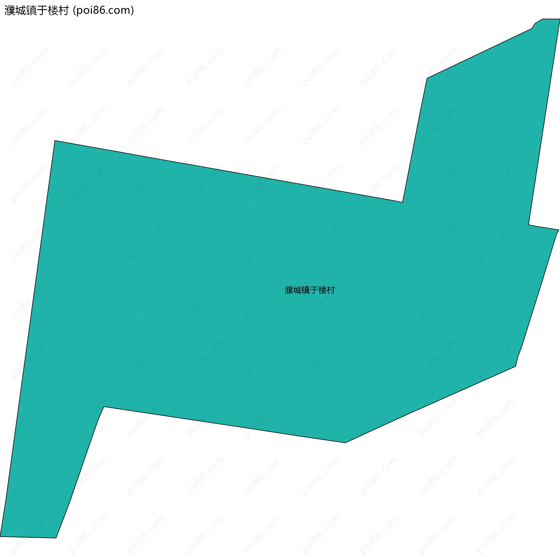 濮城镇于楼村边界地图