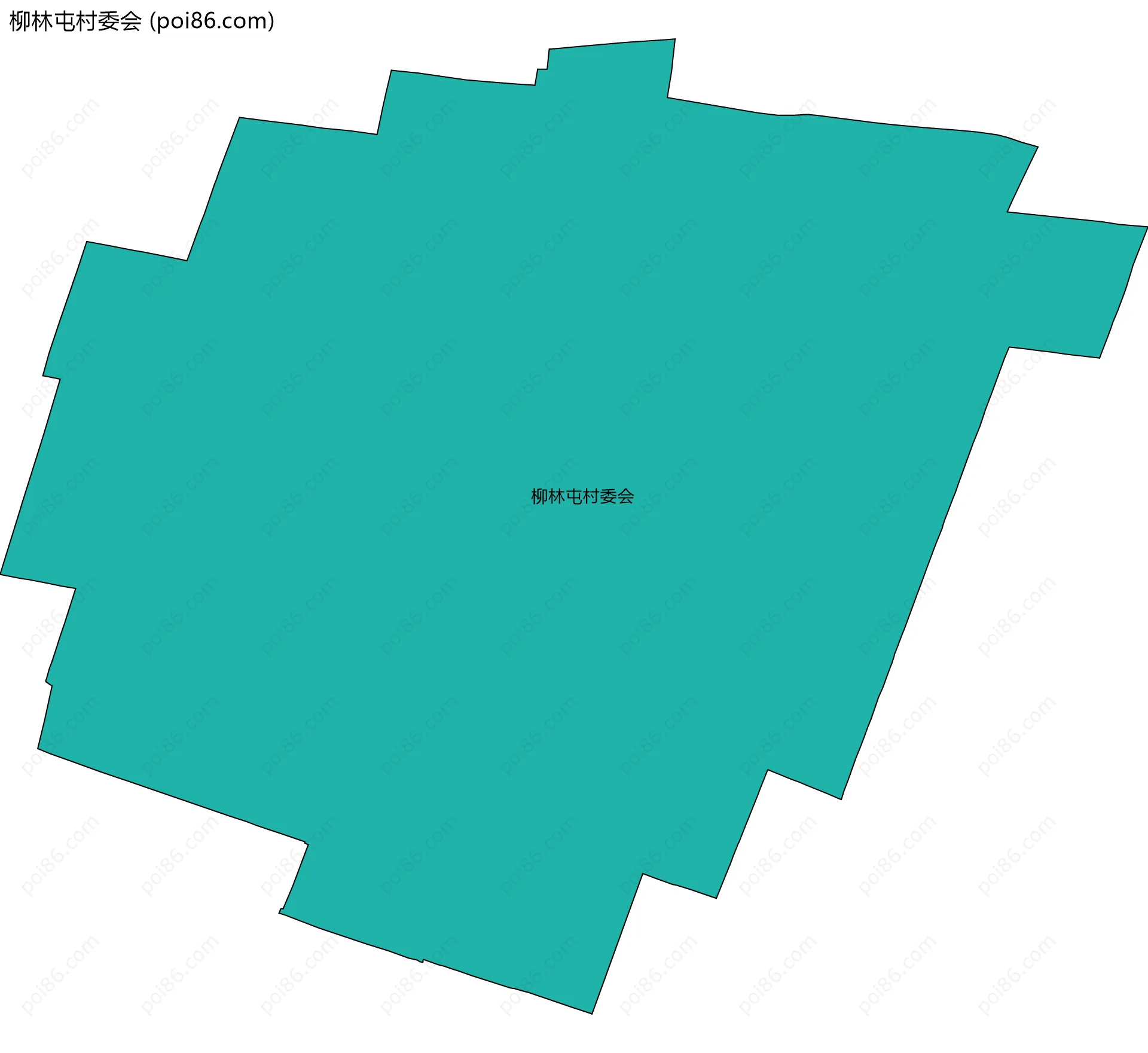 柳林屯村委会边界地图