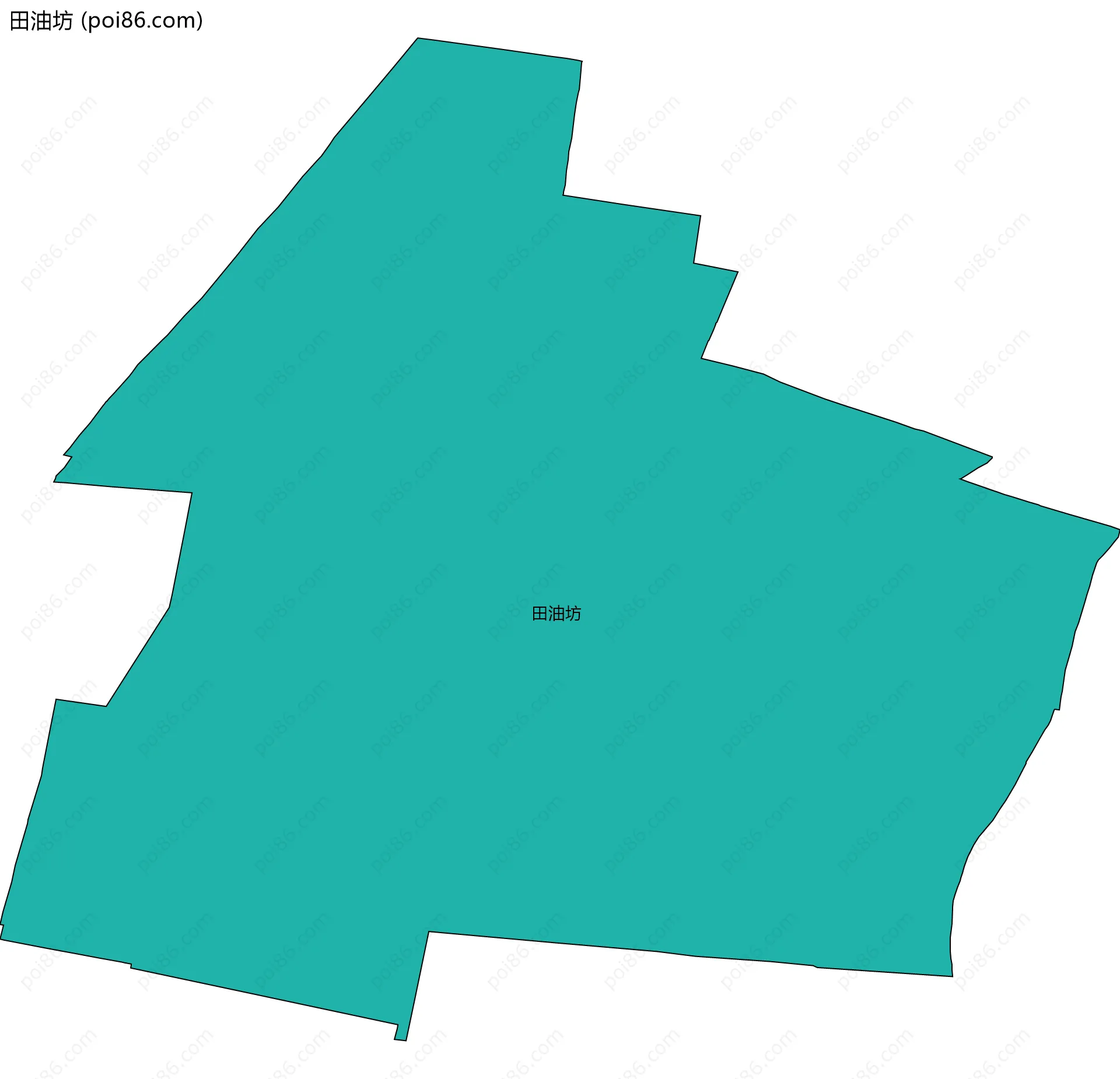 田油坊边界地图