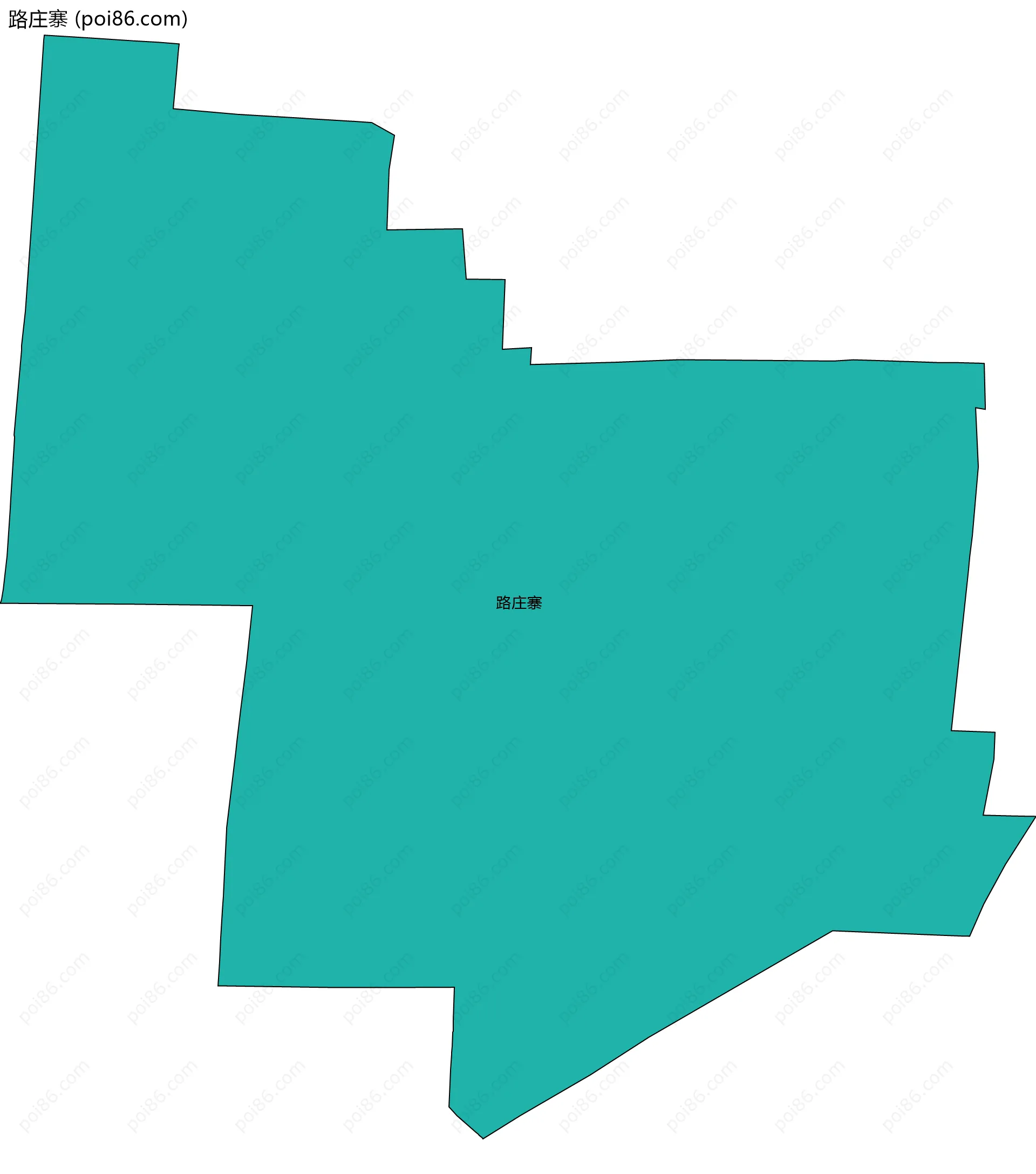 路庄寨边界地图