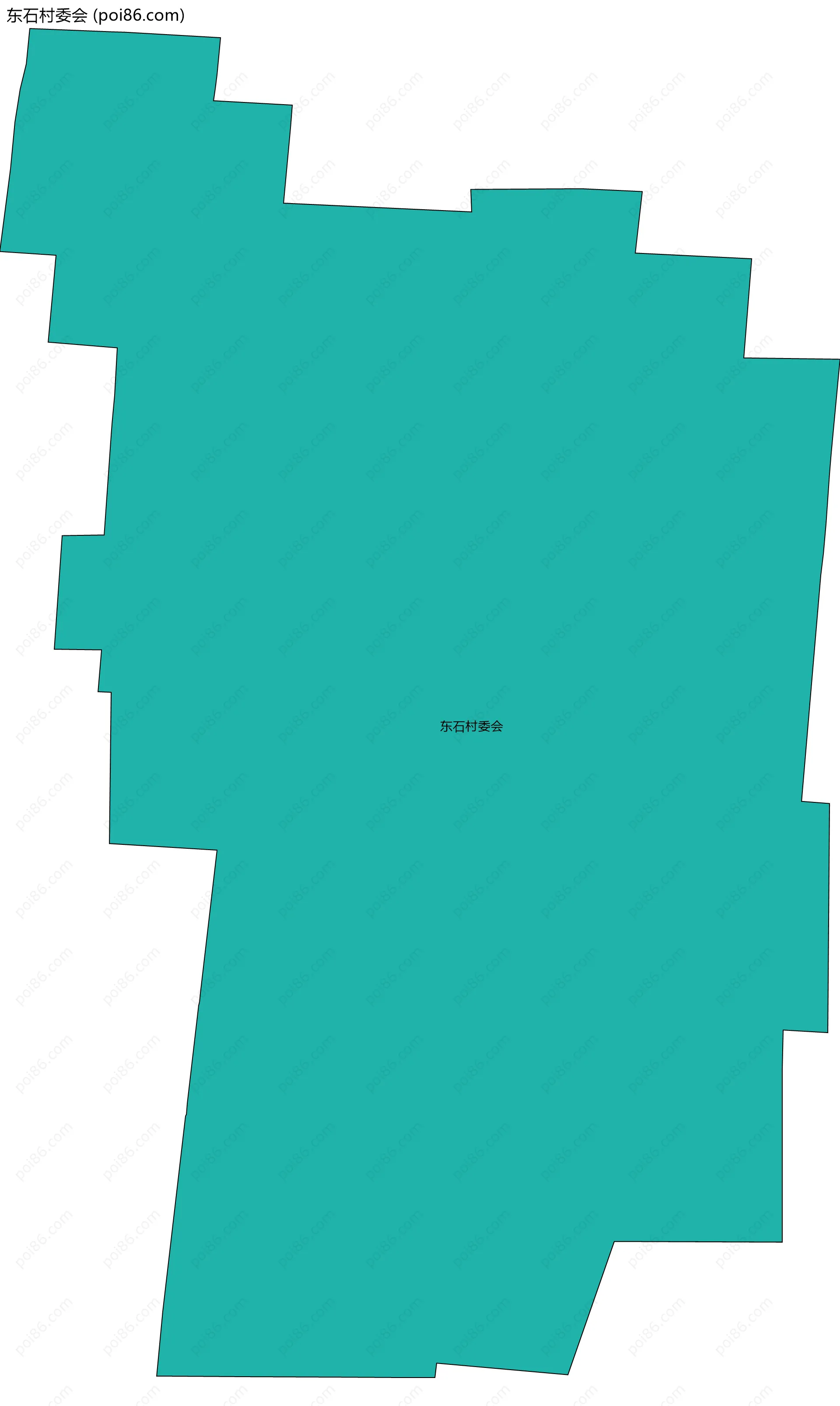 东石村委会边界地图