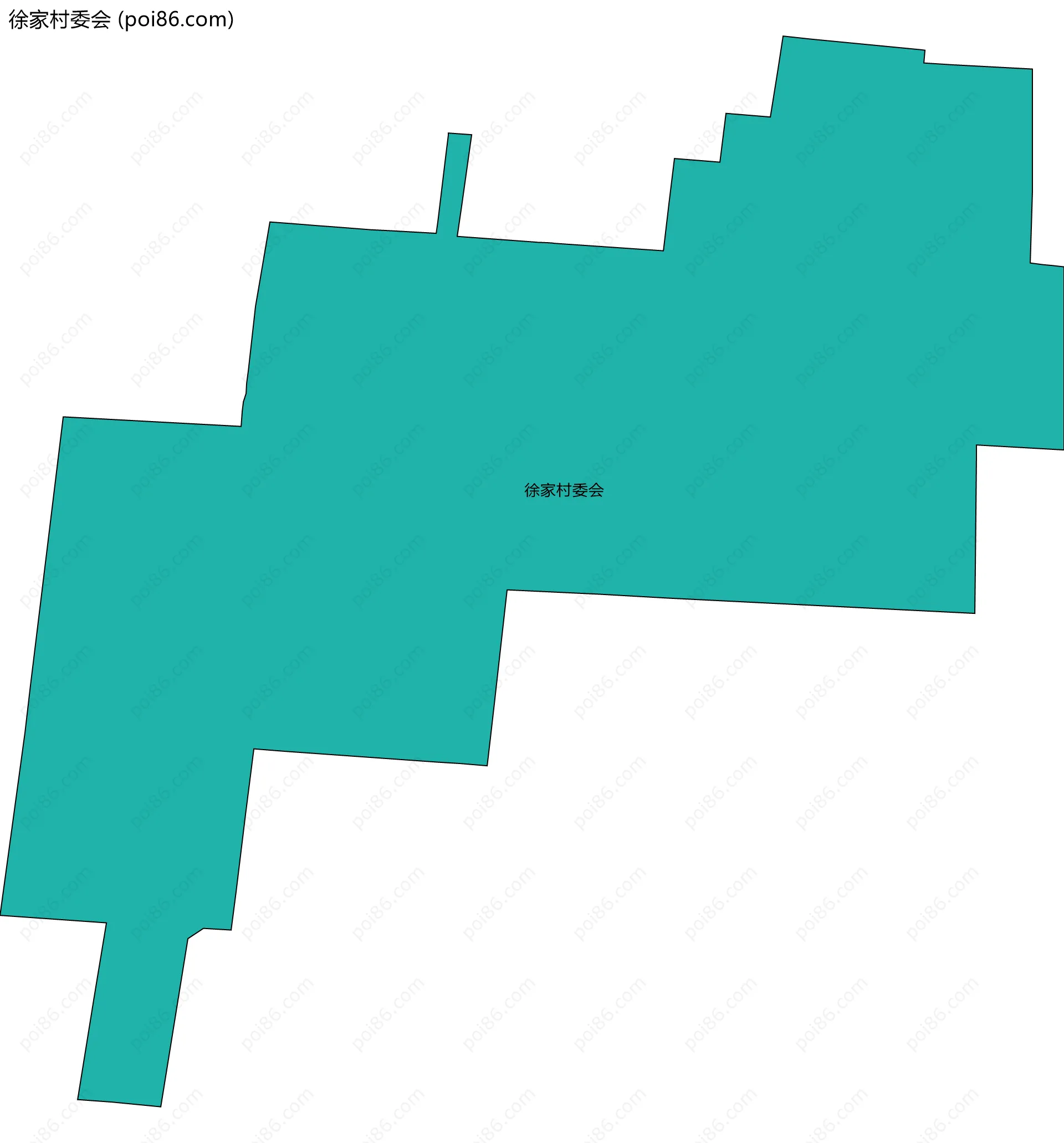 徐家村委会边界地图