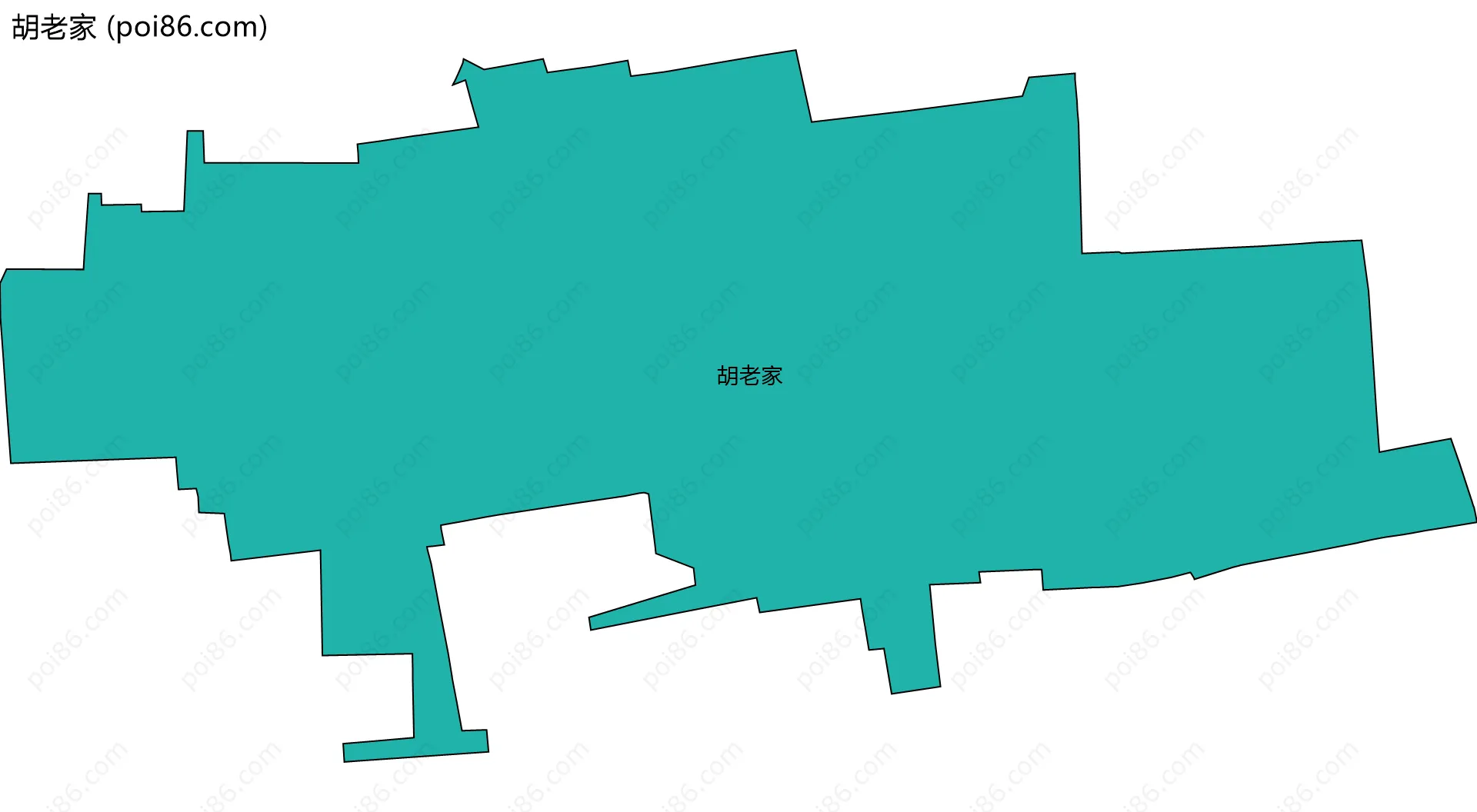 胡老家边界地图