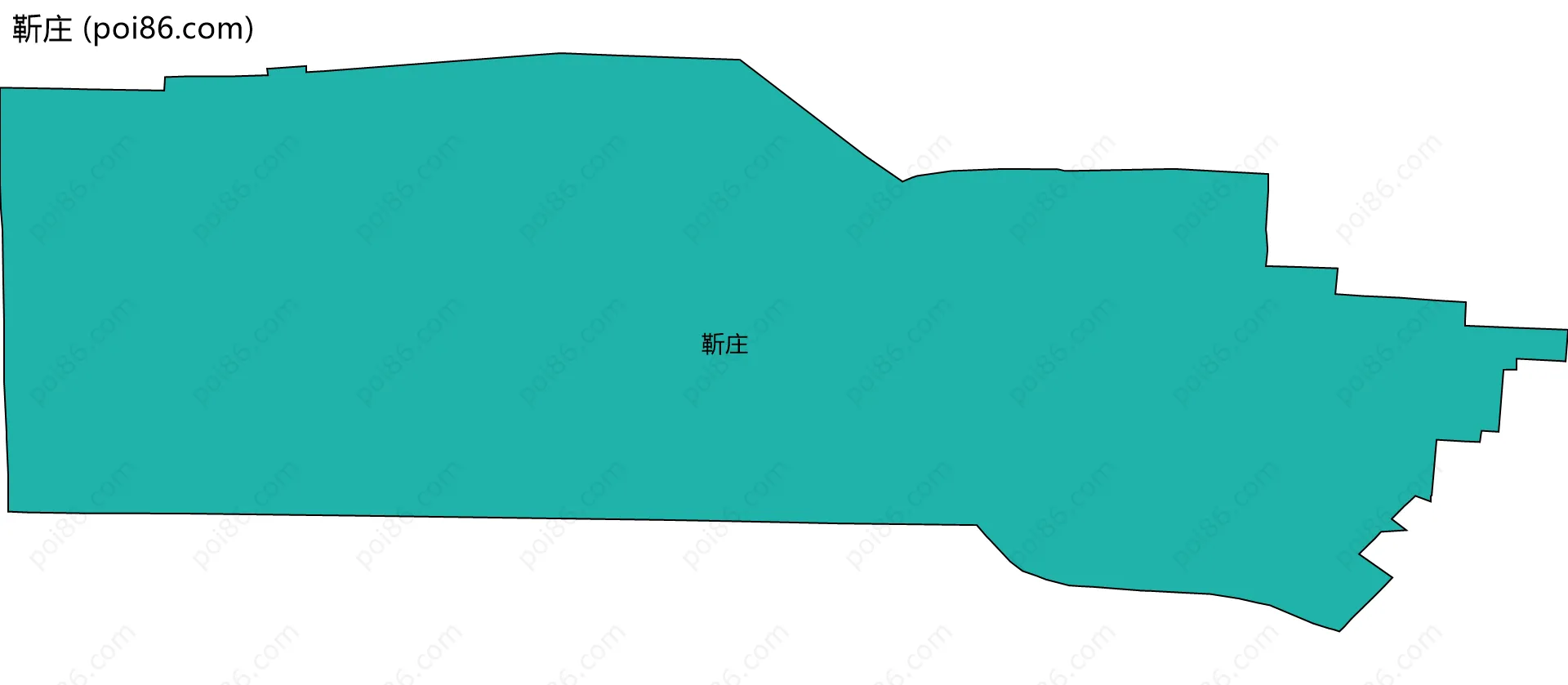靳庄边界地图