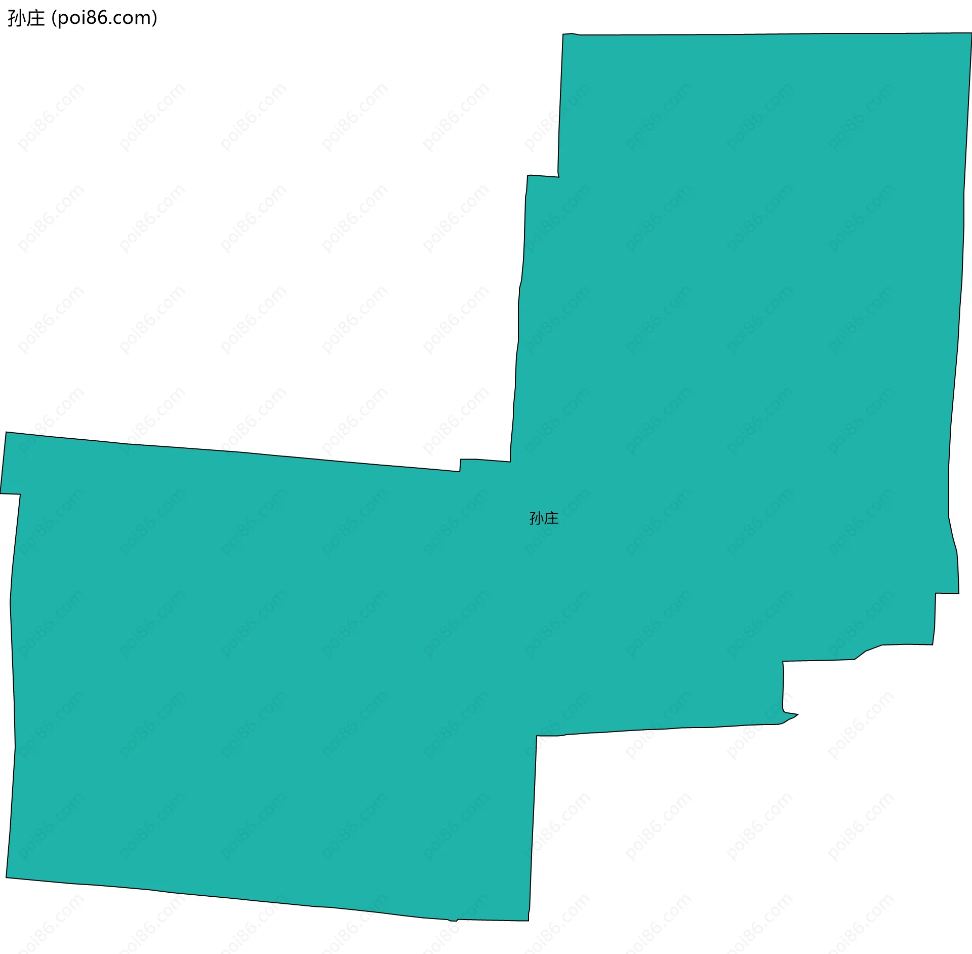 孙庄边界地图