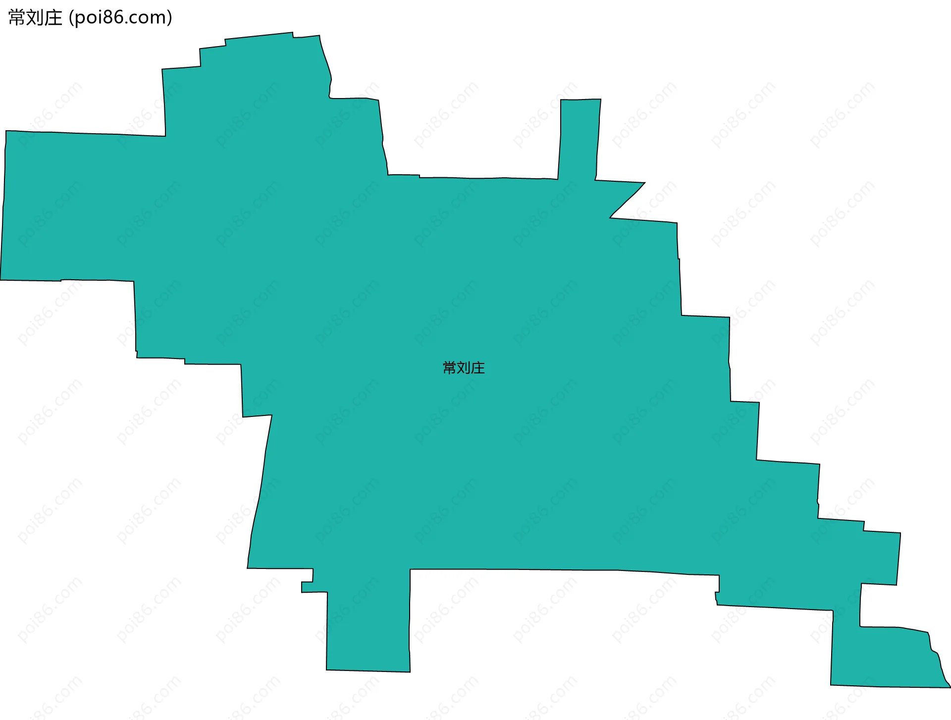 常刘庄边界地图