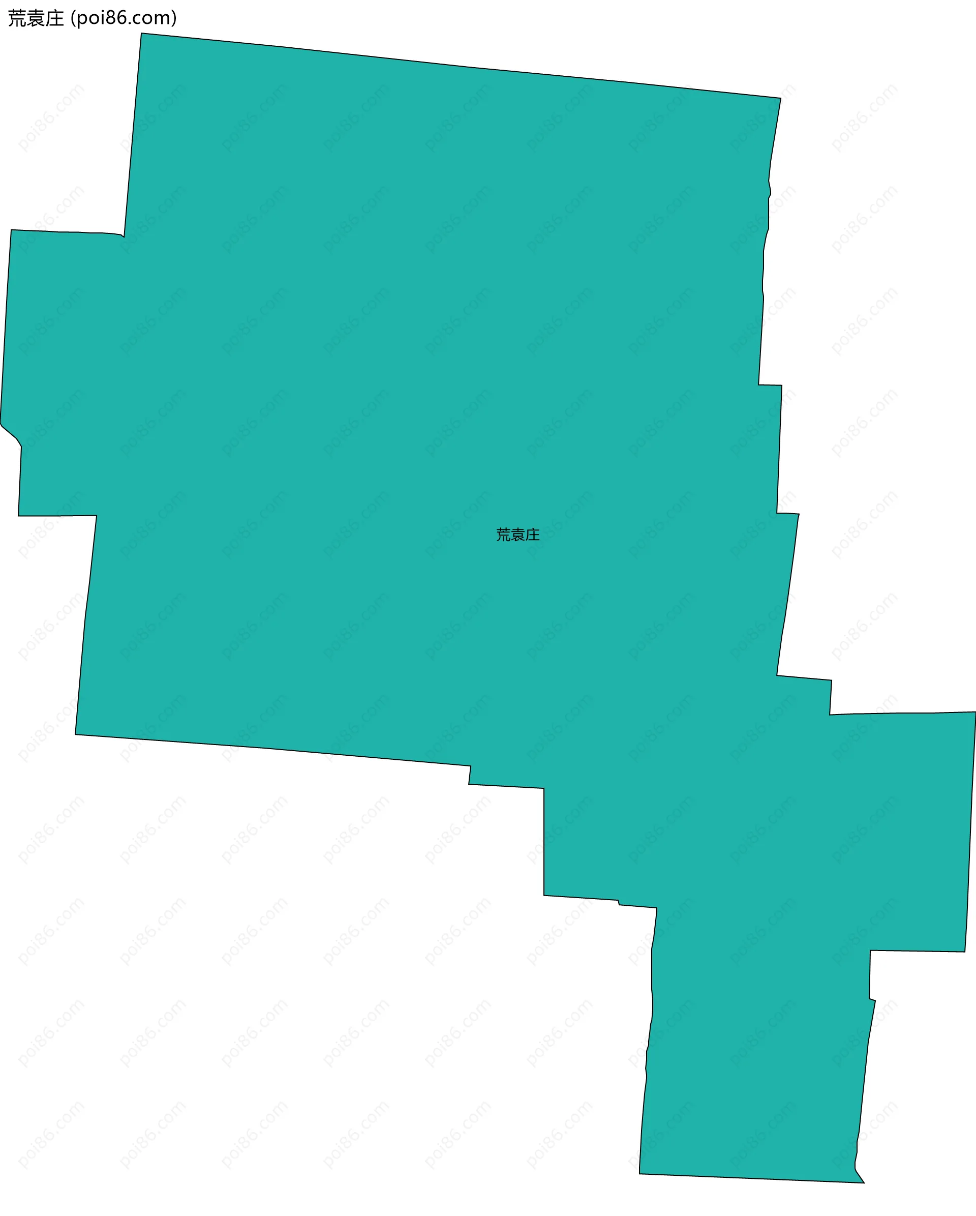 荒袁庄边界地图