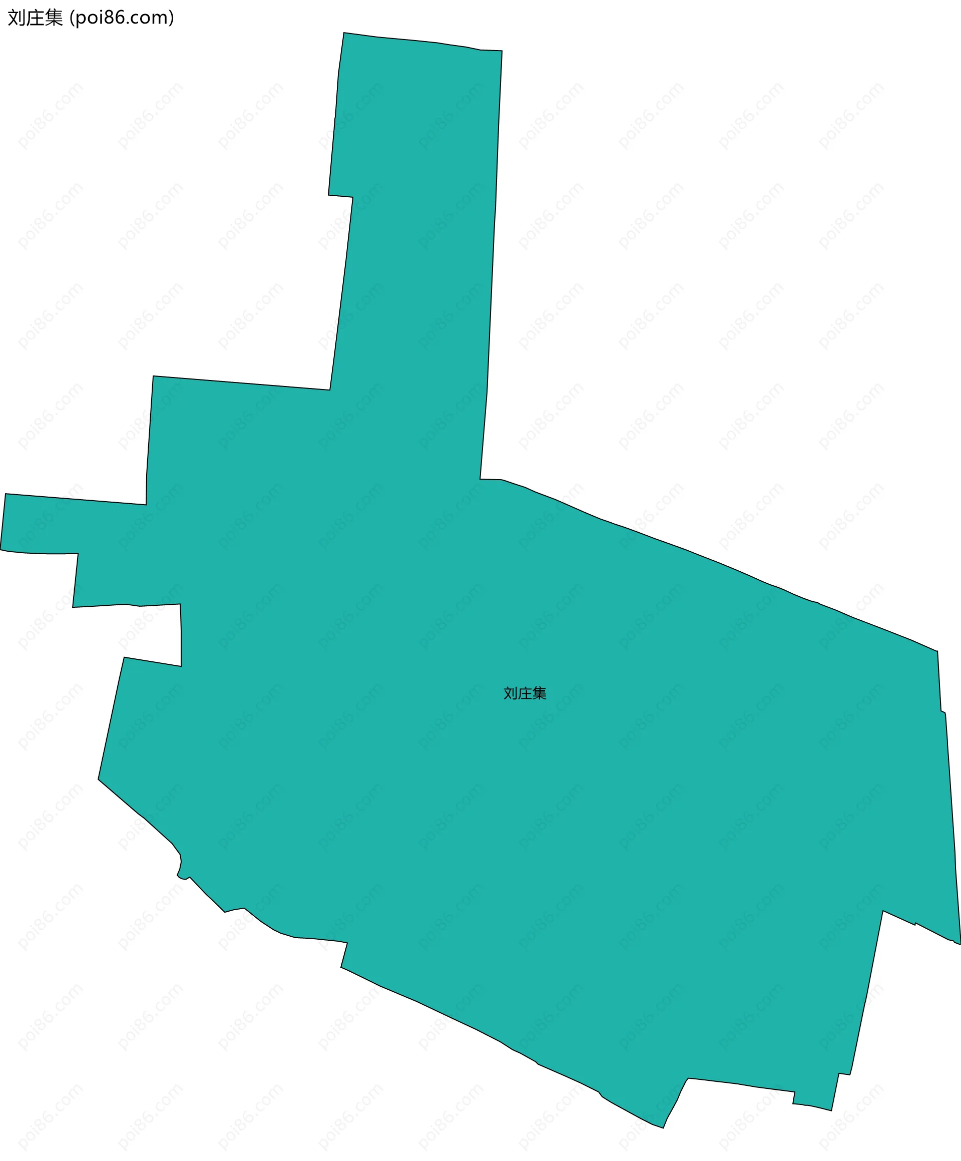 刘庄集边界地图
