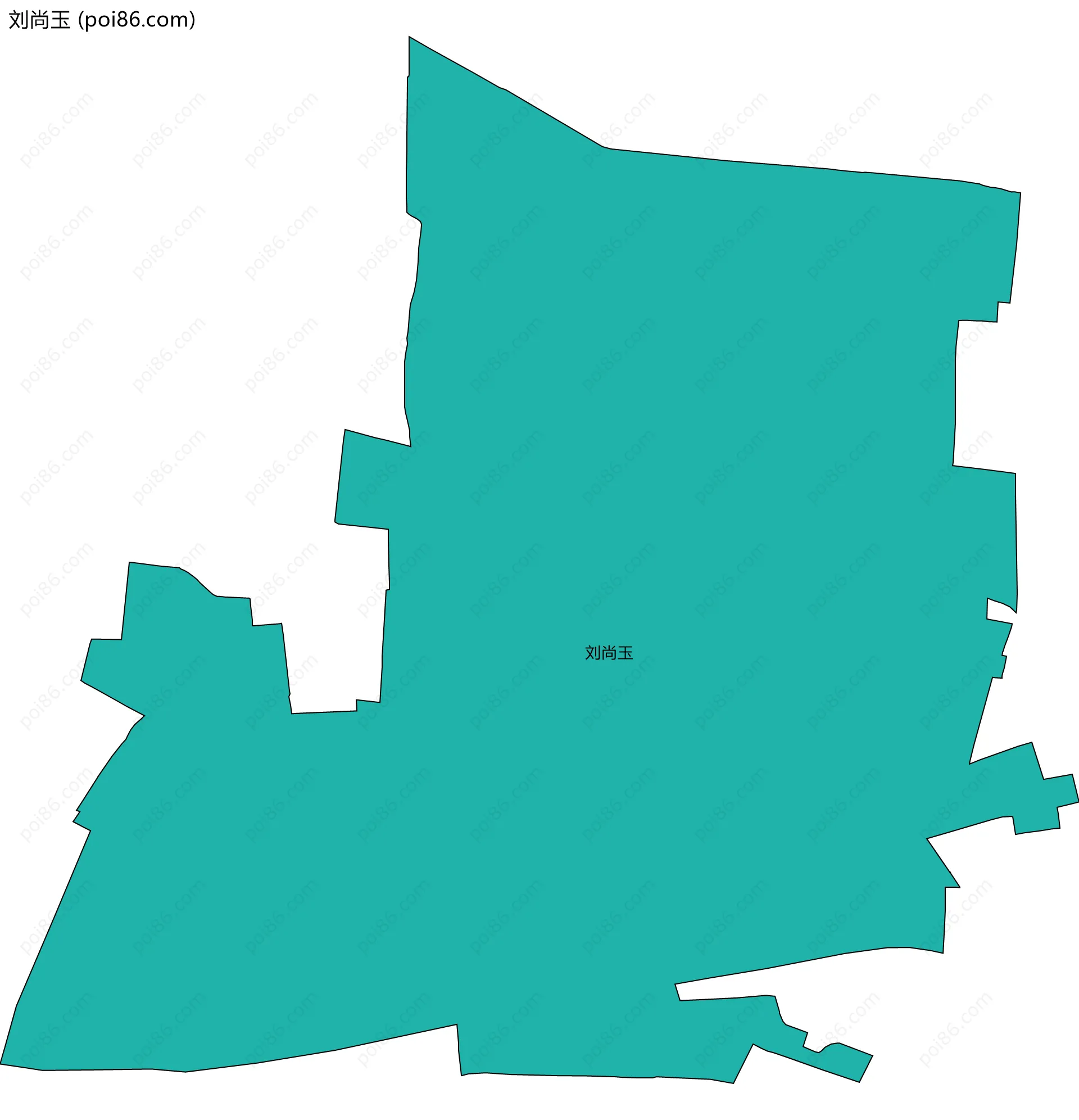 刘尚玉边界地图