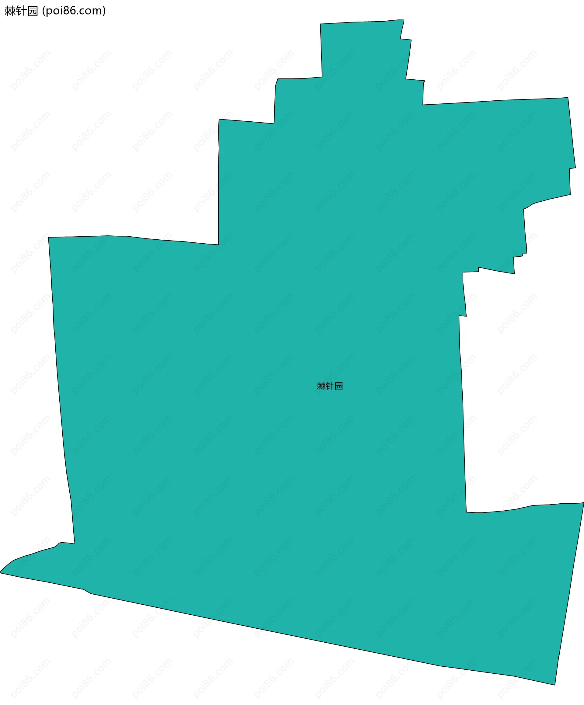 棘针园边界地图