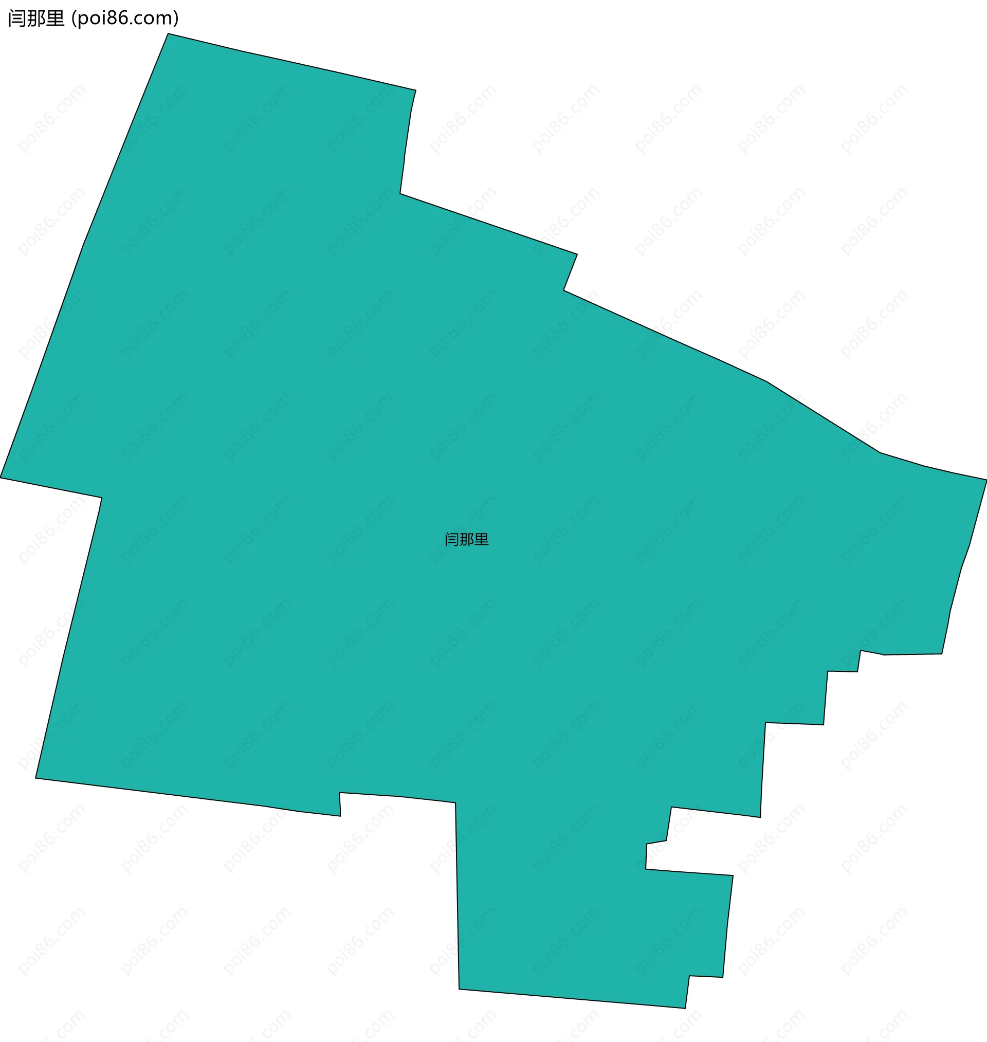 闫那里边界地图