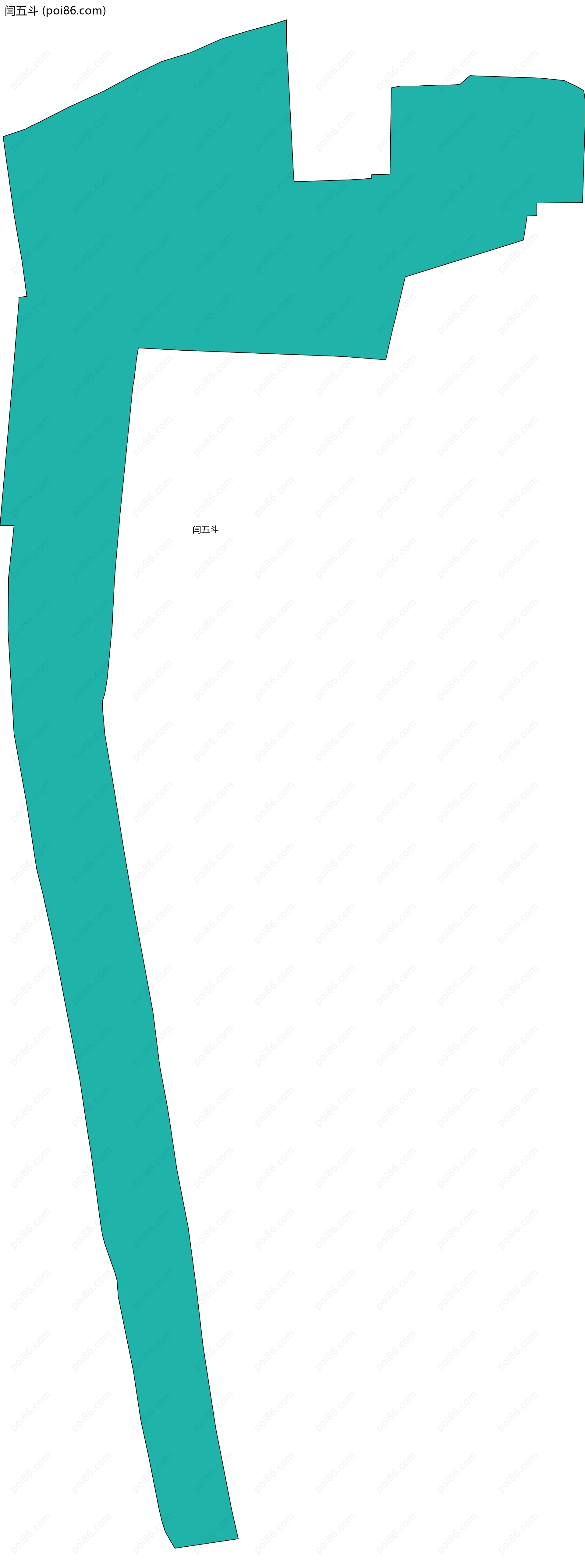 闫五斗边界地图