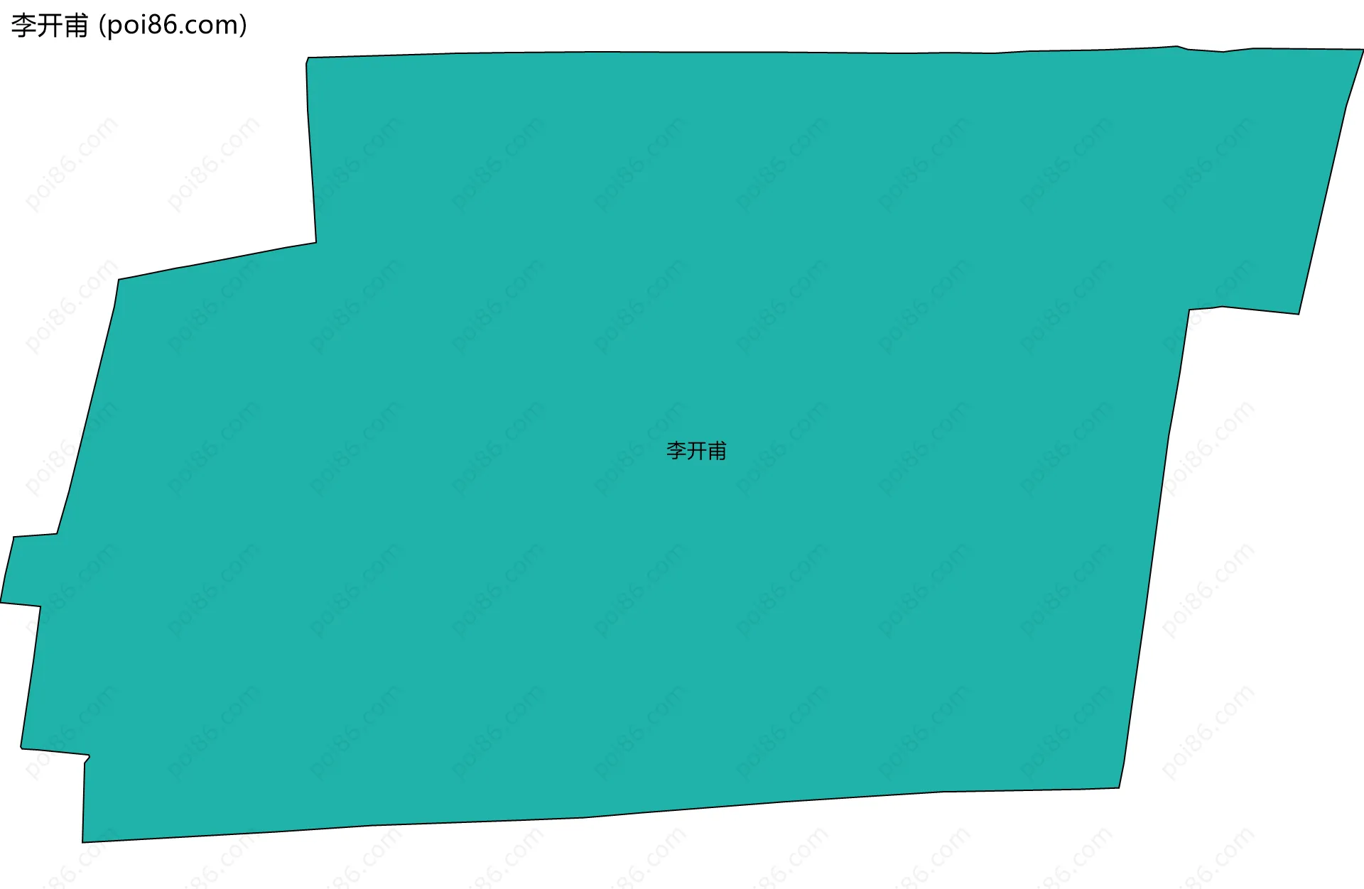 李开甫边界地图