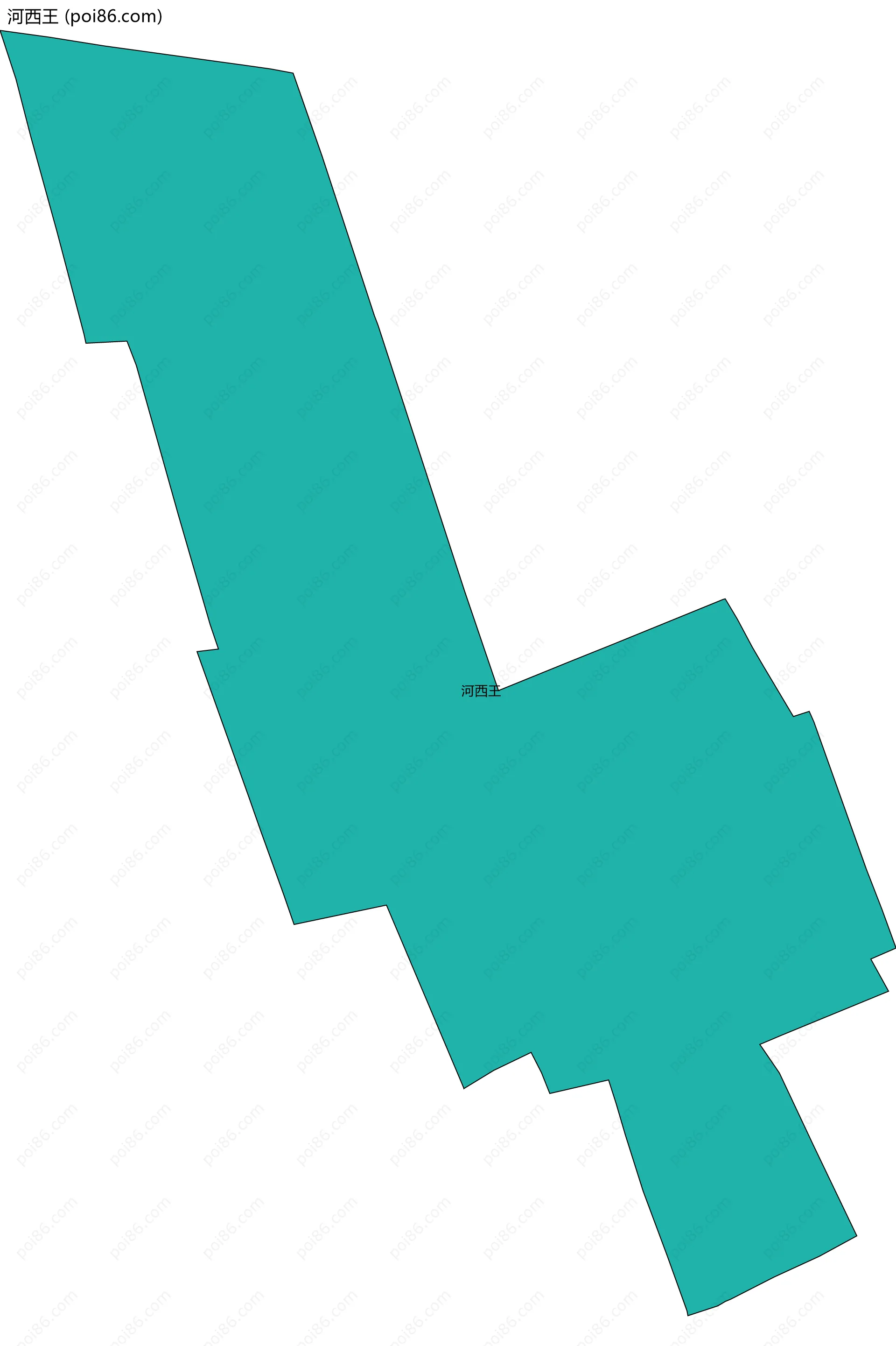 河西王边界地图