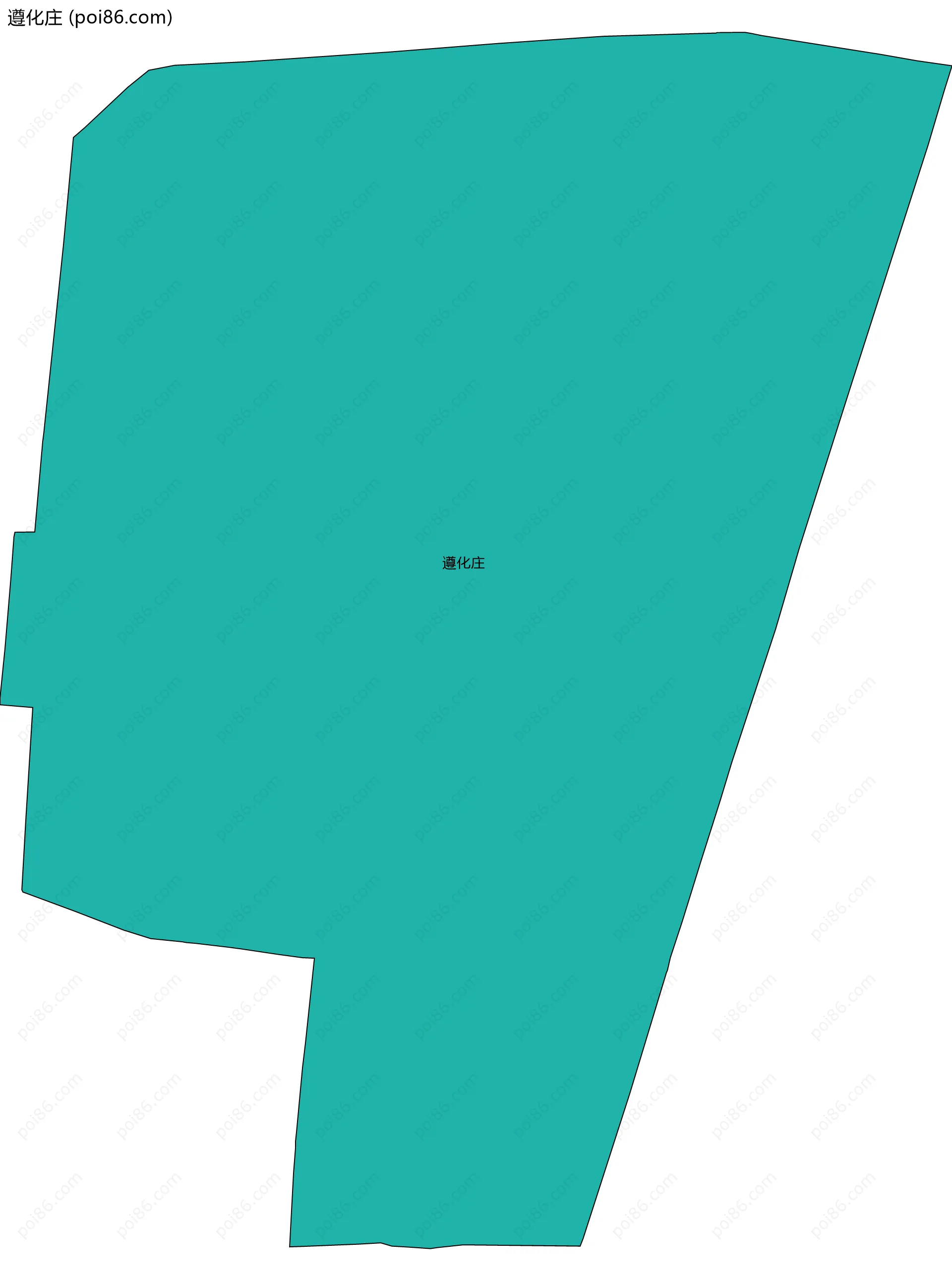 遵化庄边界地图