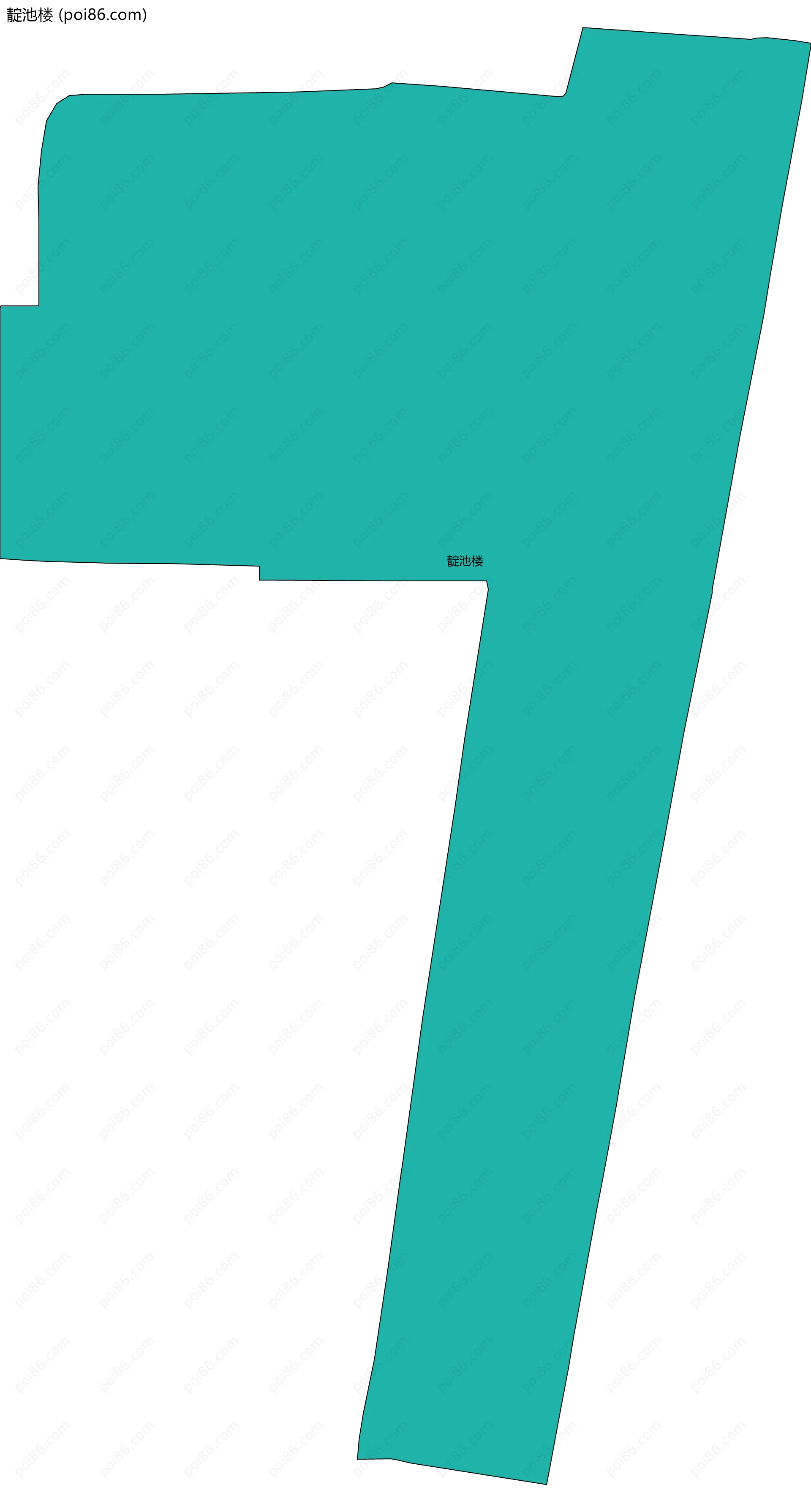 靛池楼边界地图