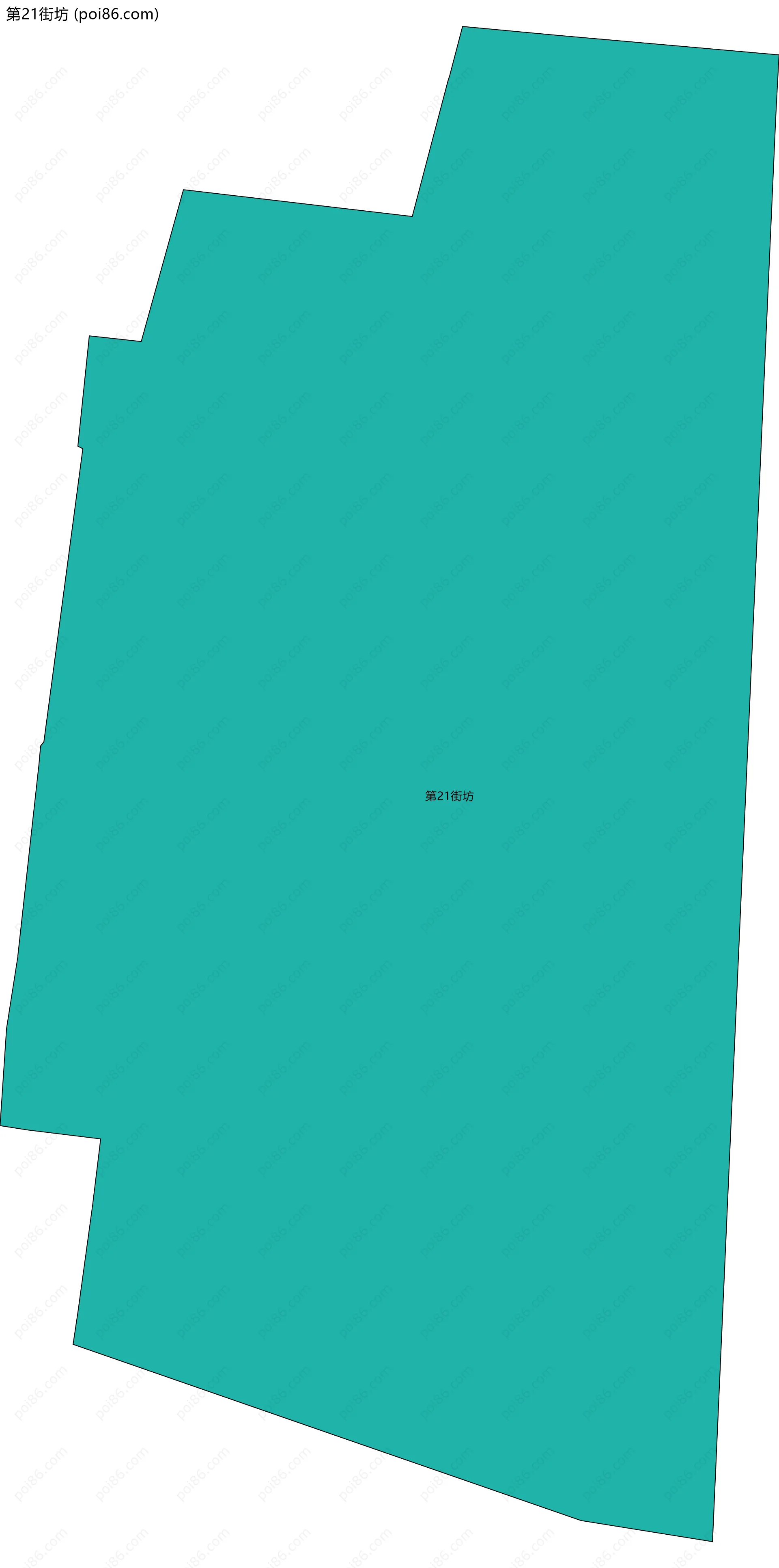 第21街坊边界地图