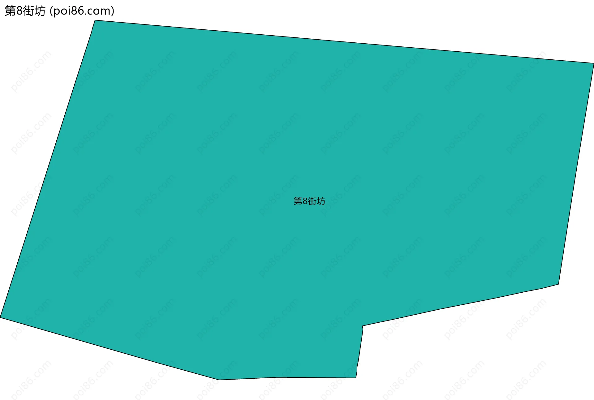 第8街坊边界地图