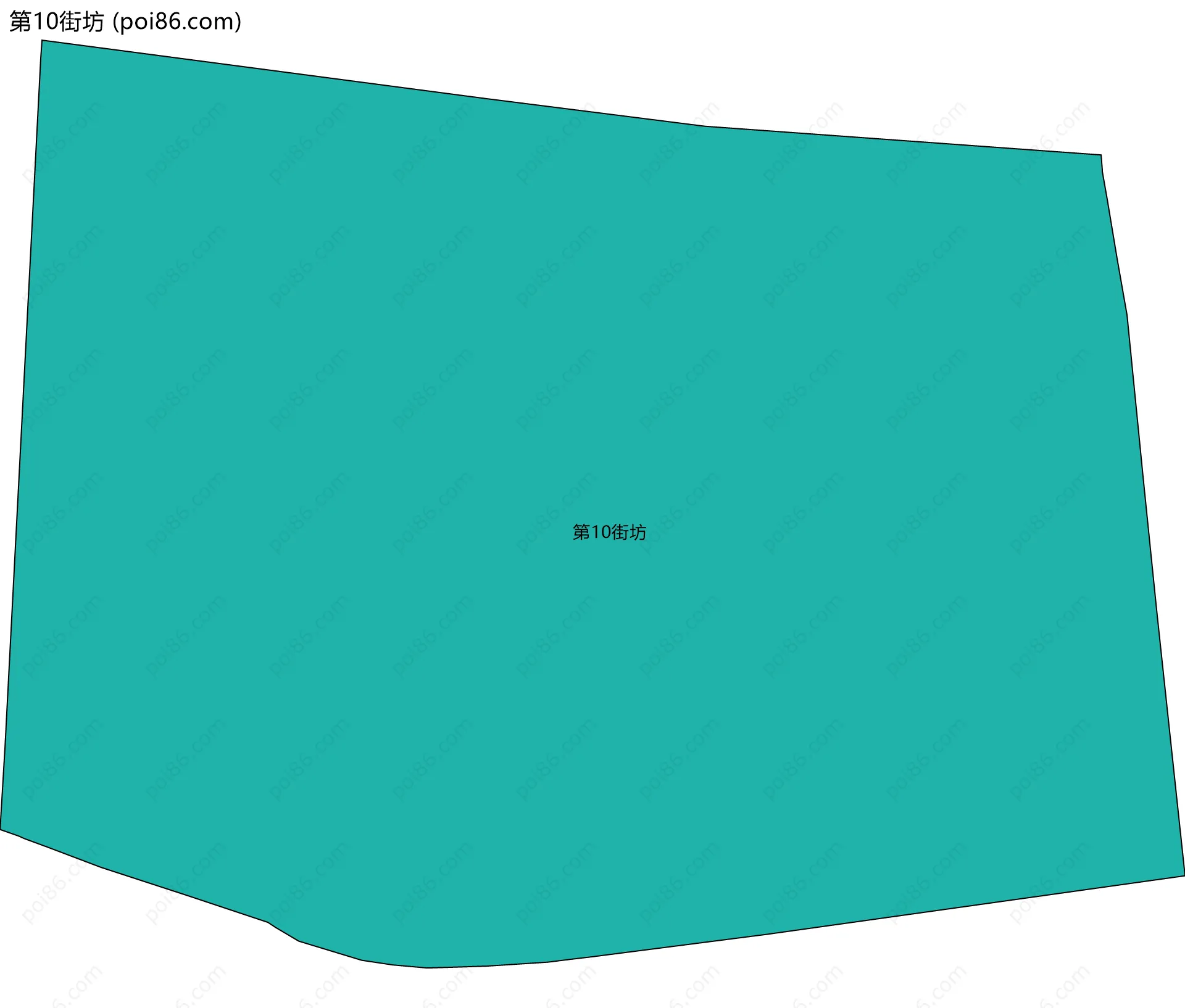 第10街坊边界地图
