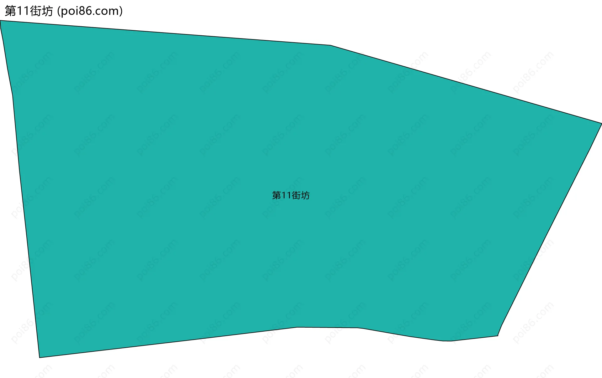 第11街坊边界地图