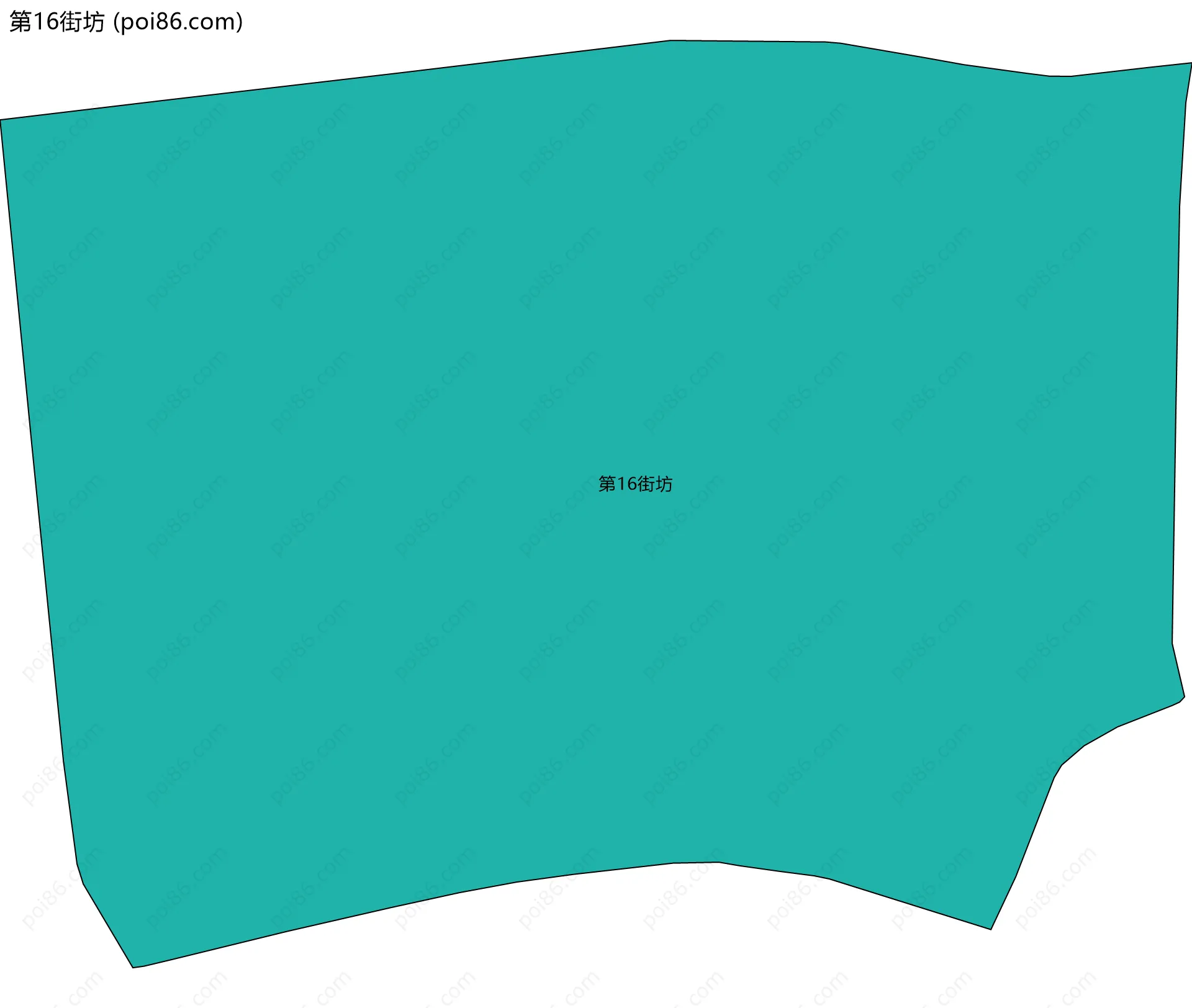 第16街坊边界地图
