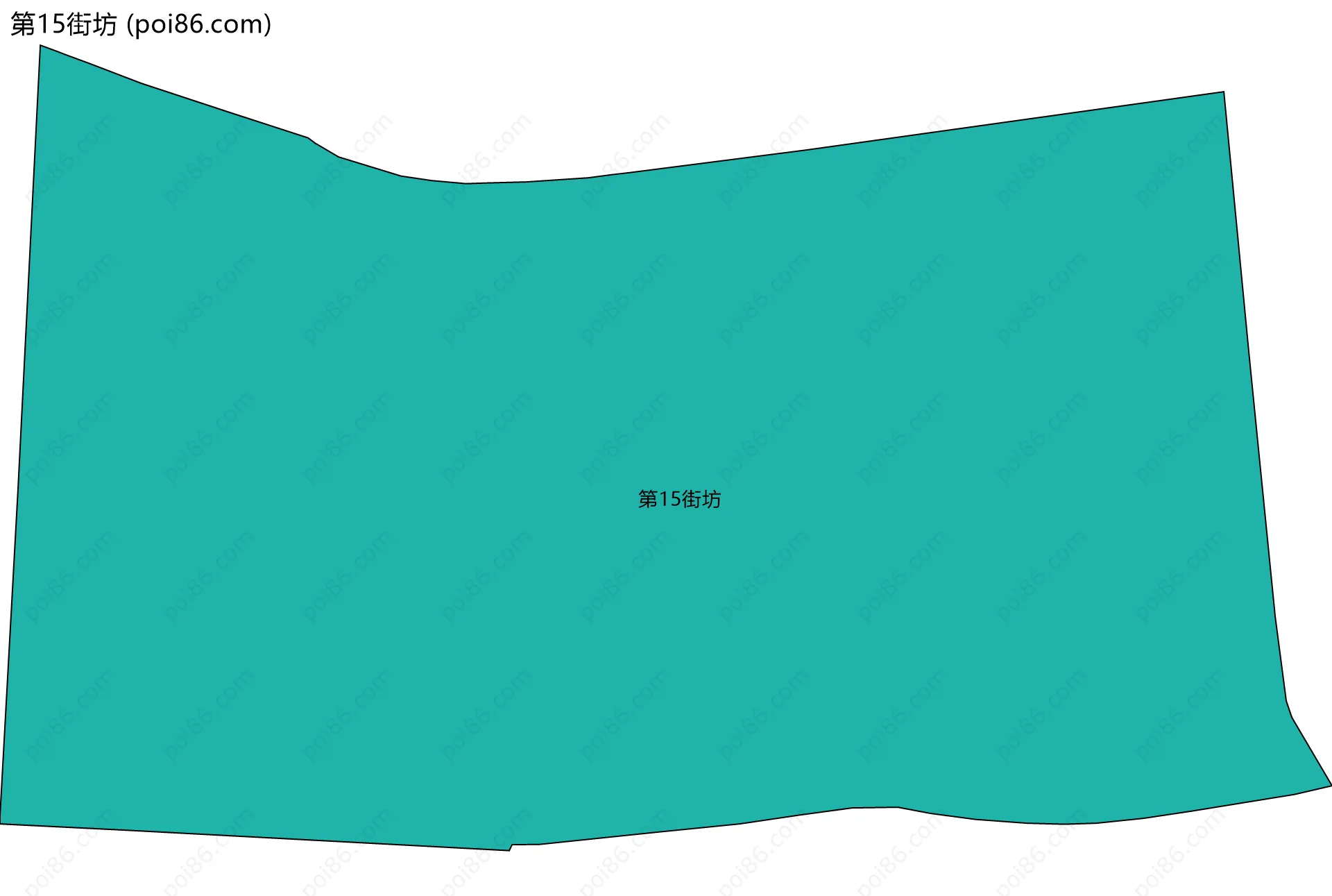 第15街坊边界地图