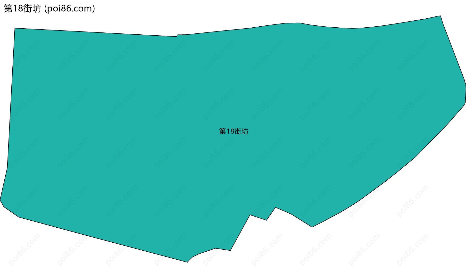 第18街坊边界地图