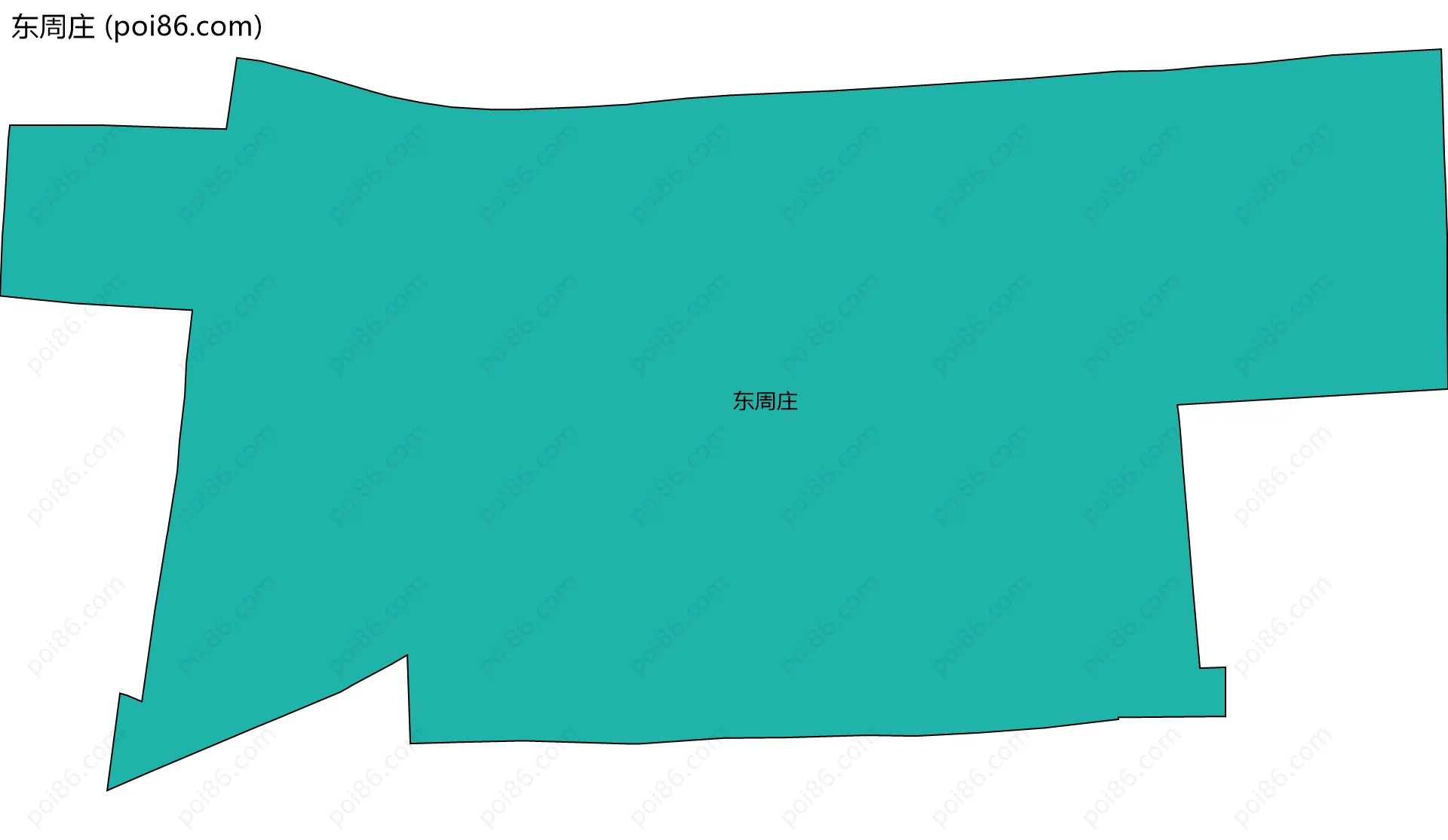 东周庄边界地图