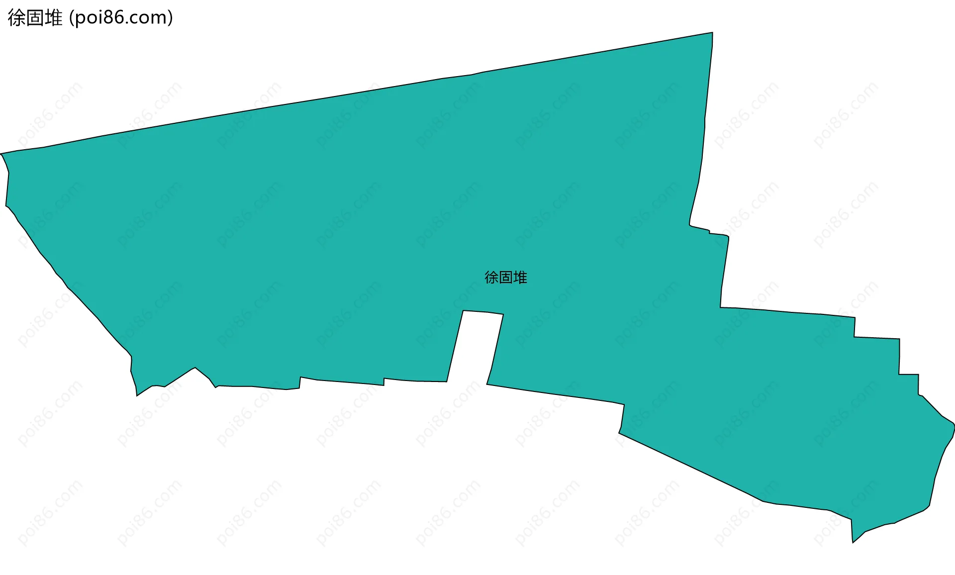 徐固堆边界地图