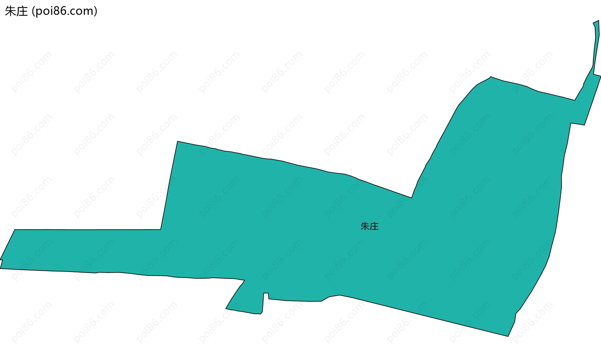 朱庄边界地图