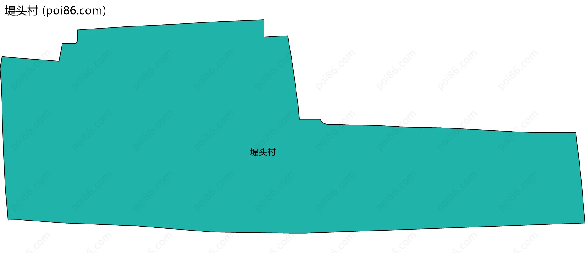 堤头村边界地图