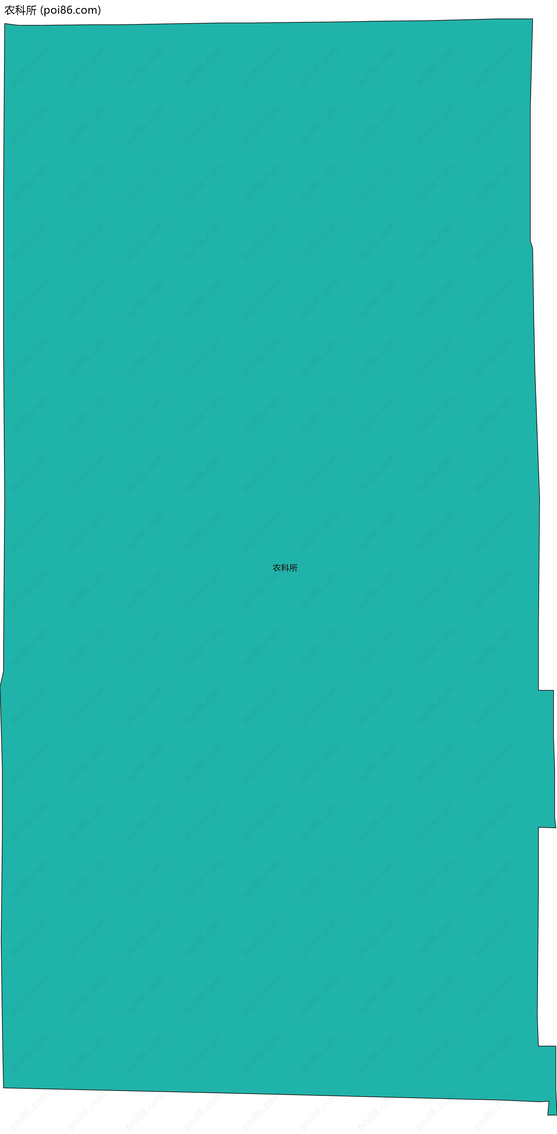 农科所边界地图