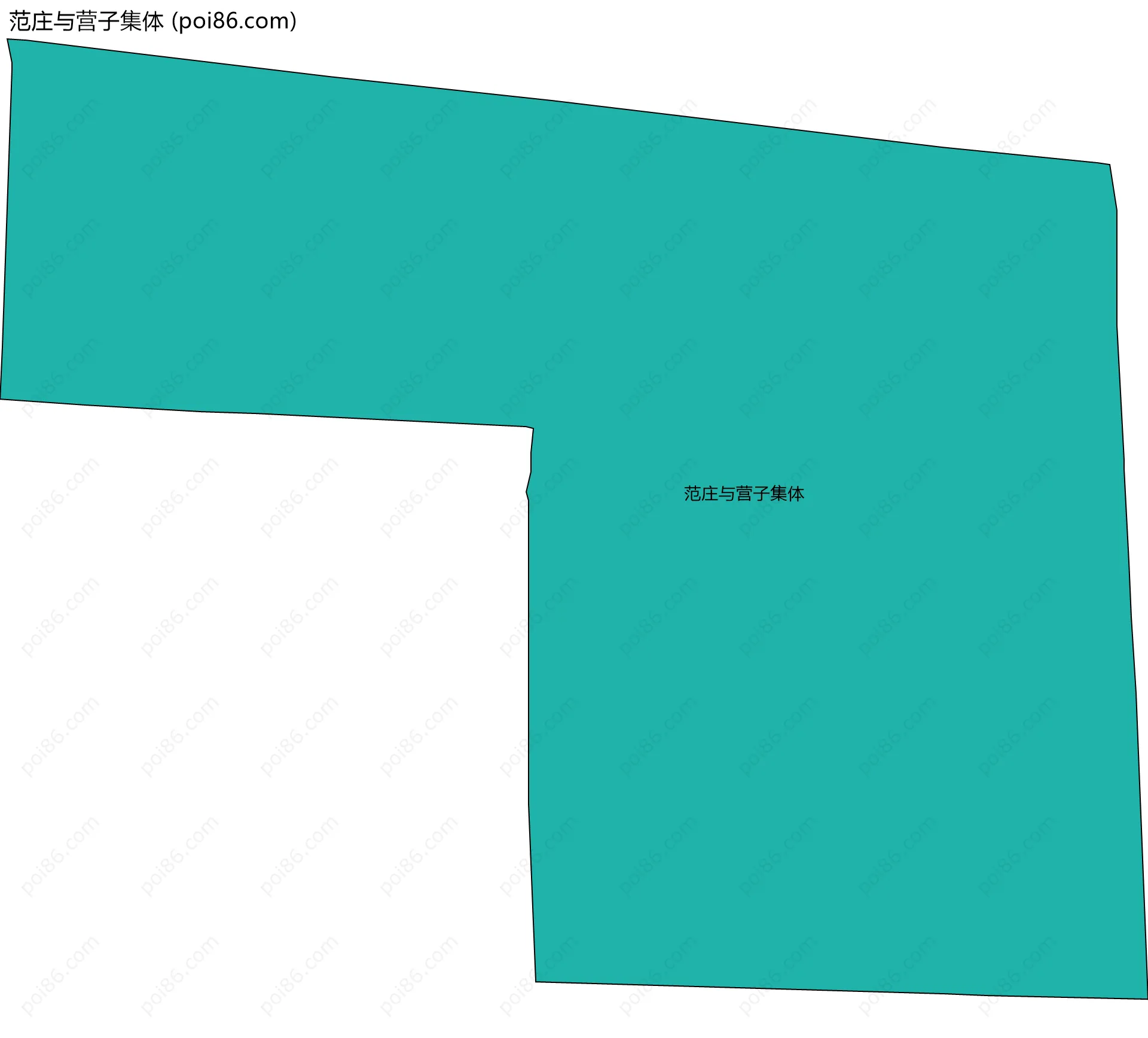 范庄与营子集体边界地图
