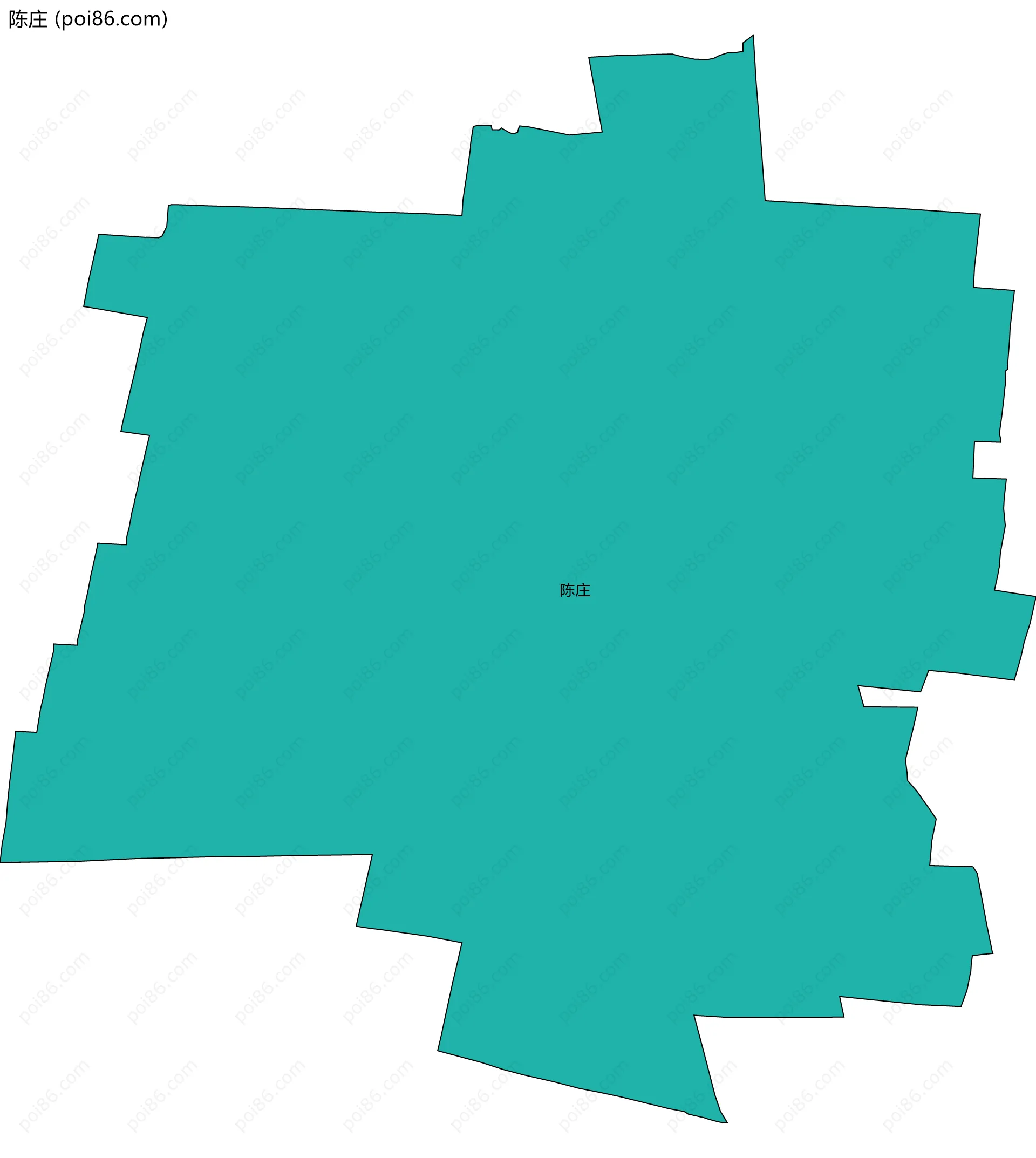 陈庄边界地图