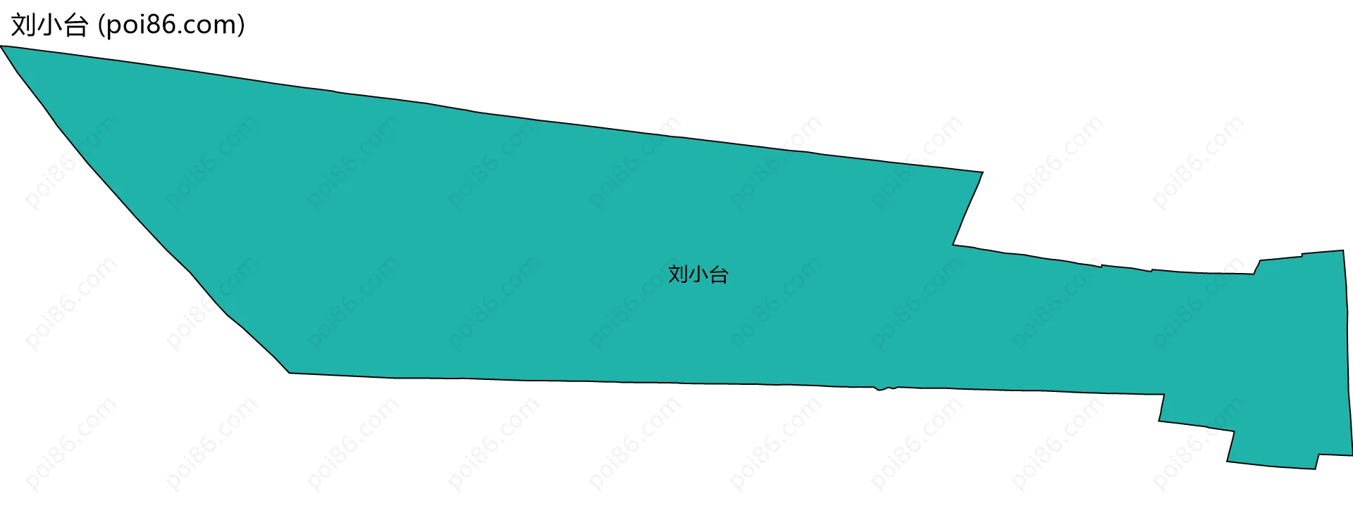 刘小台边界地图