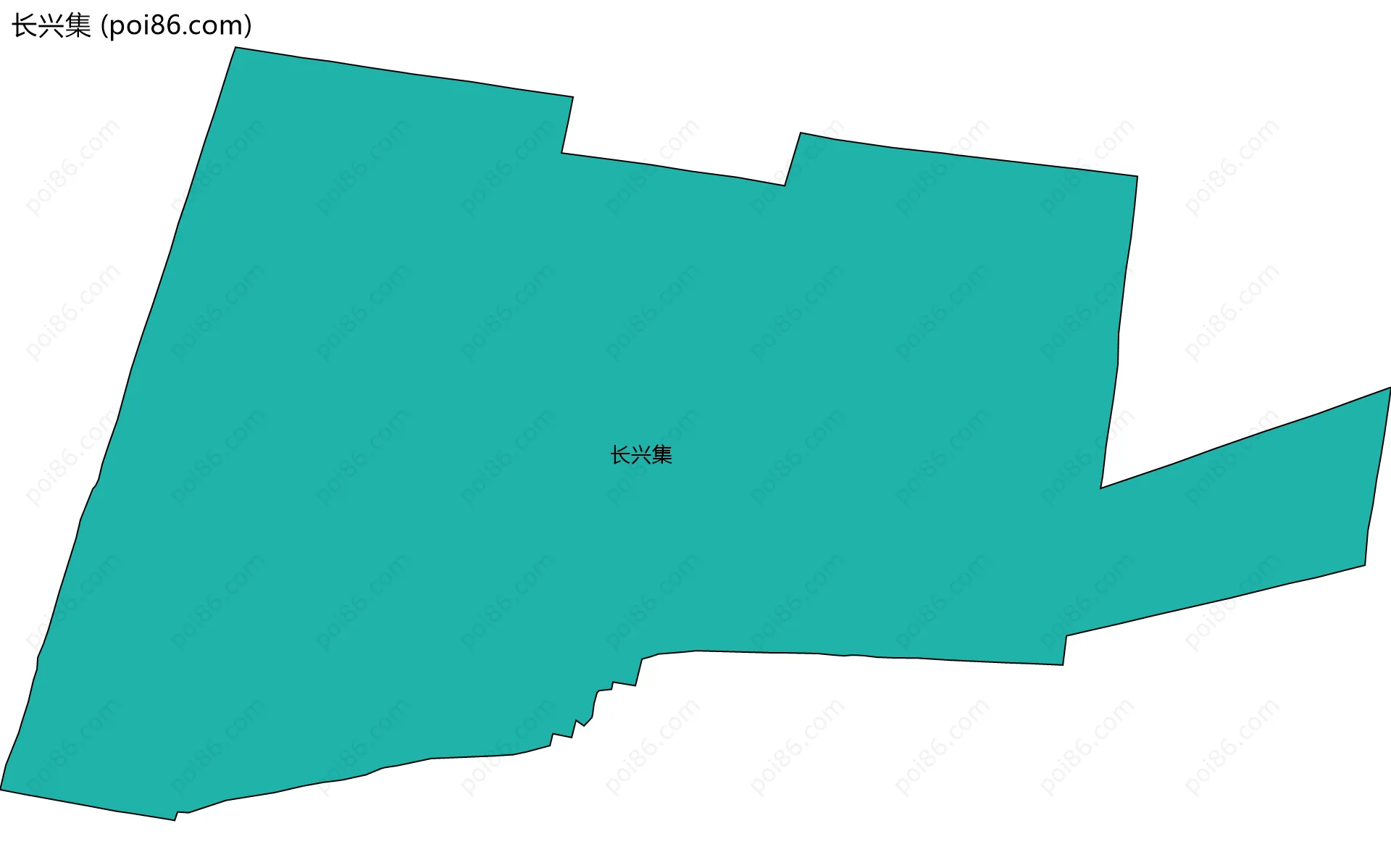 长兴集边界地图