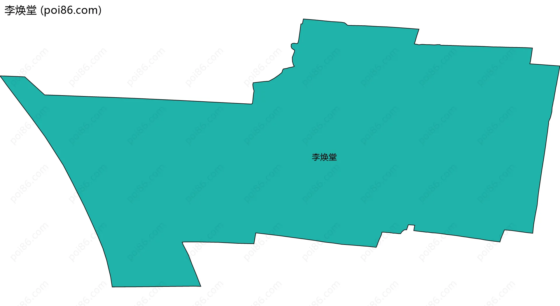 李焕堂边界地图