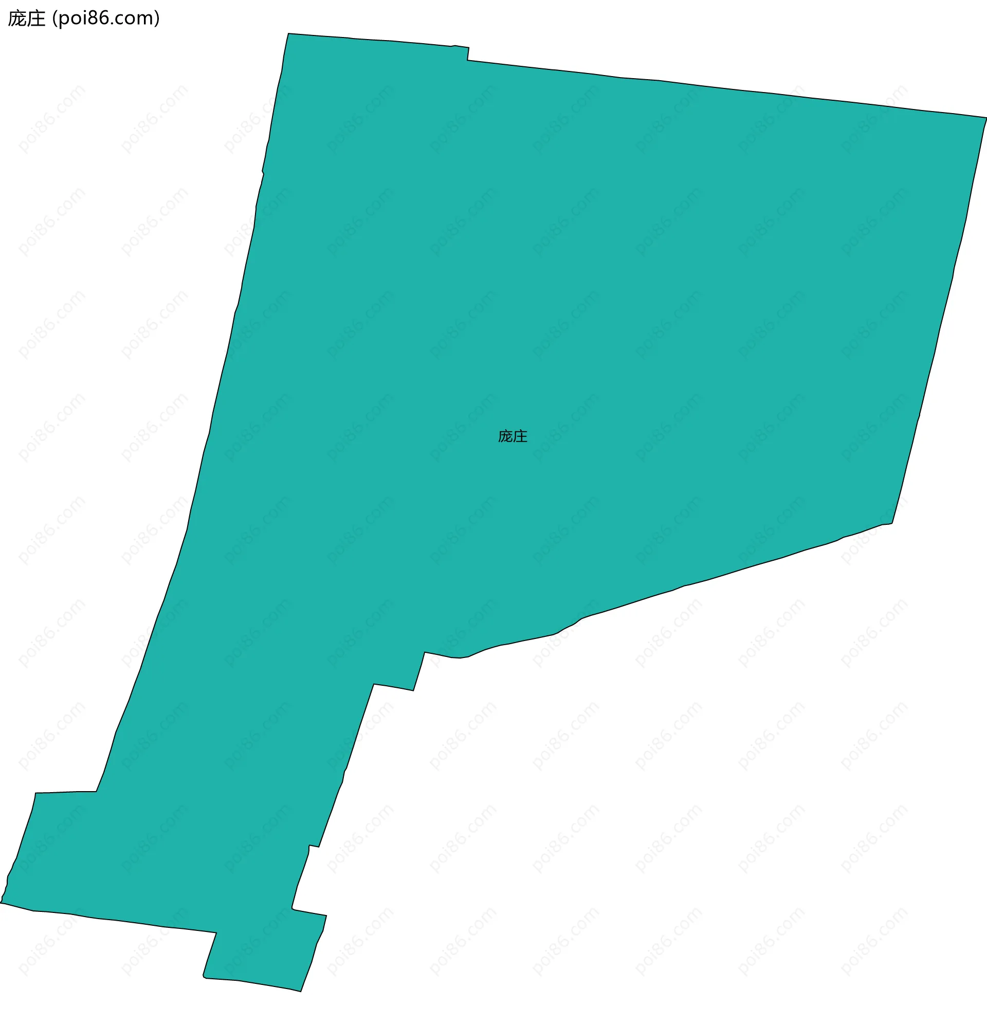 庞庄边界地图