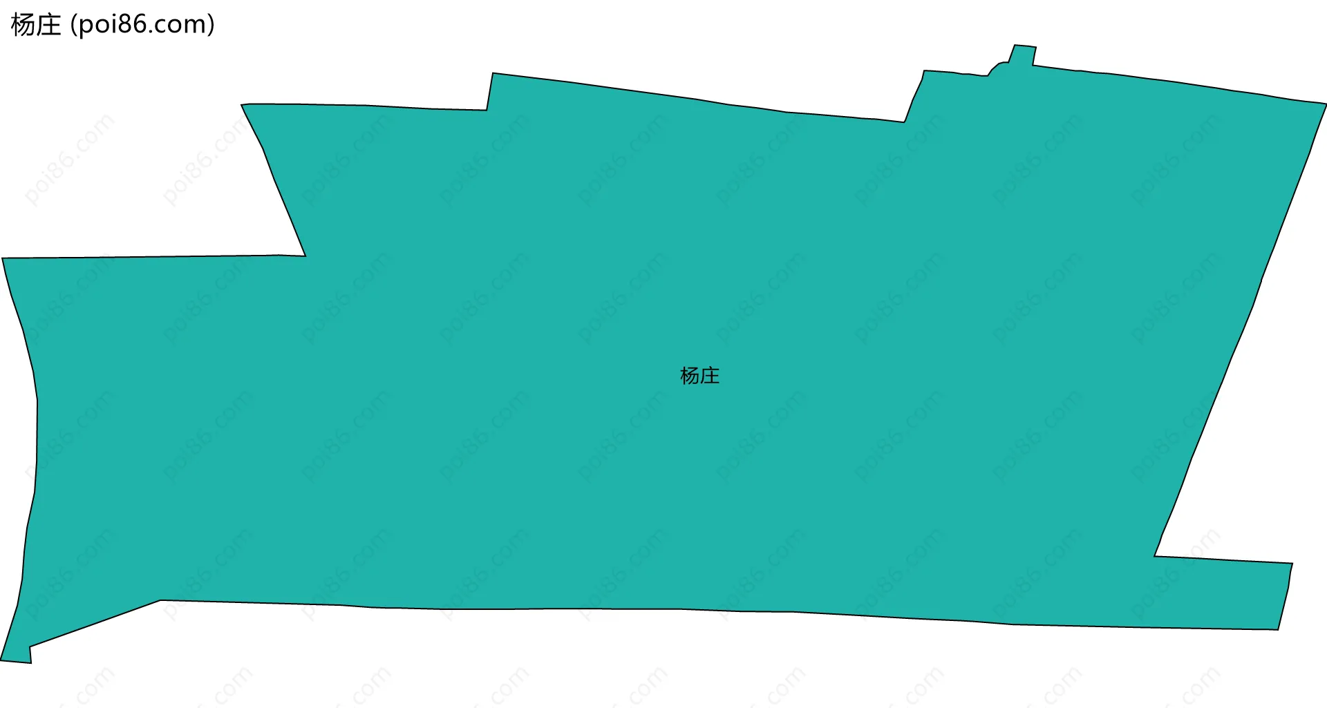 杨庄边界地图