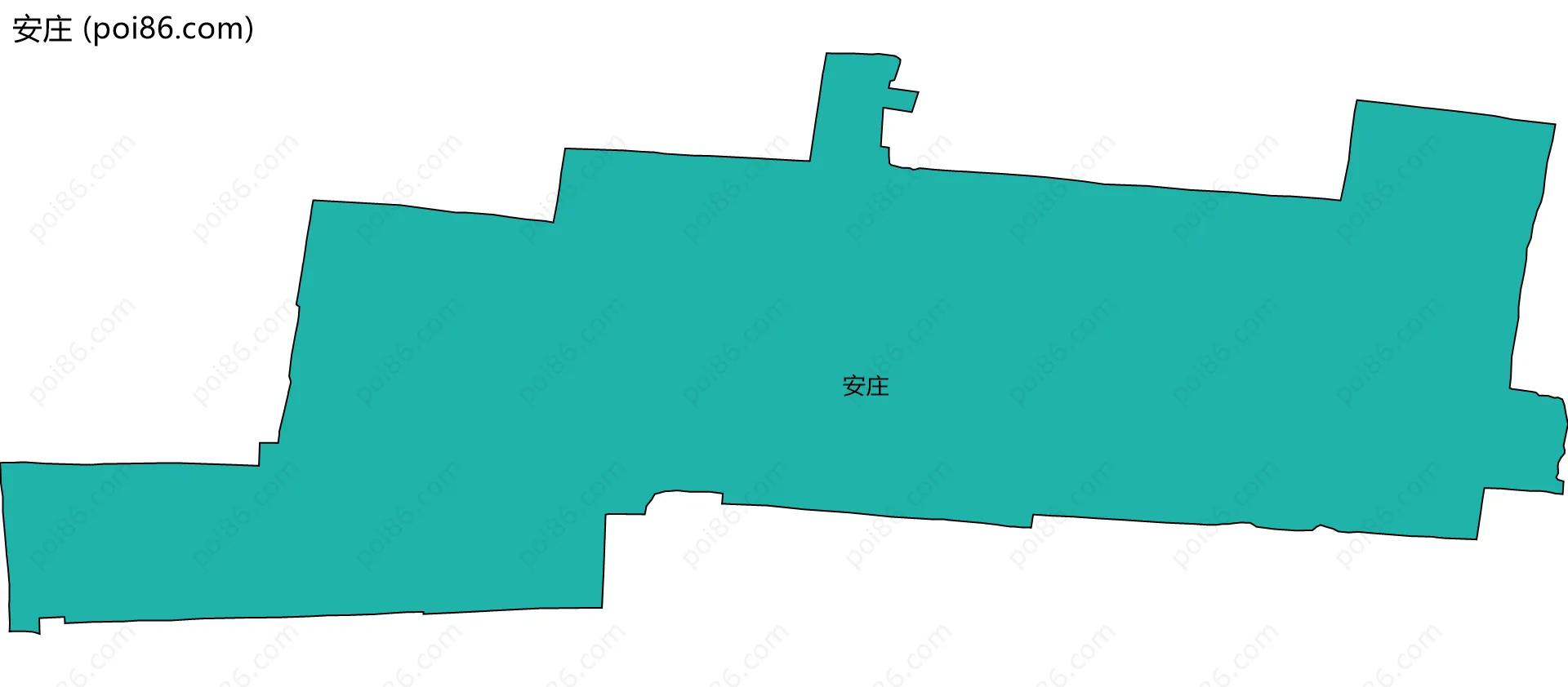 安庄边界地图