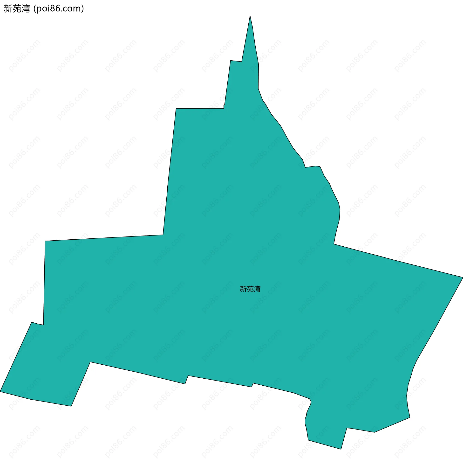 新苑湾边界地图